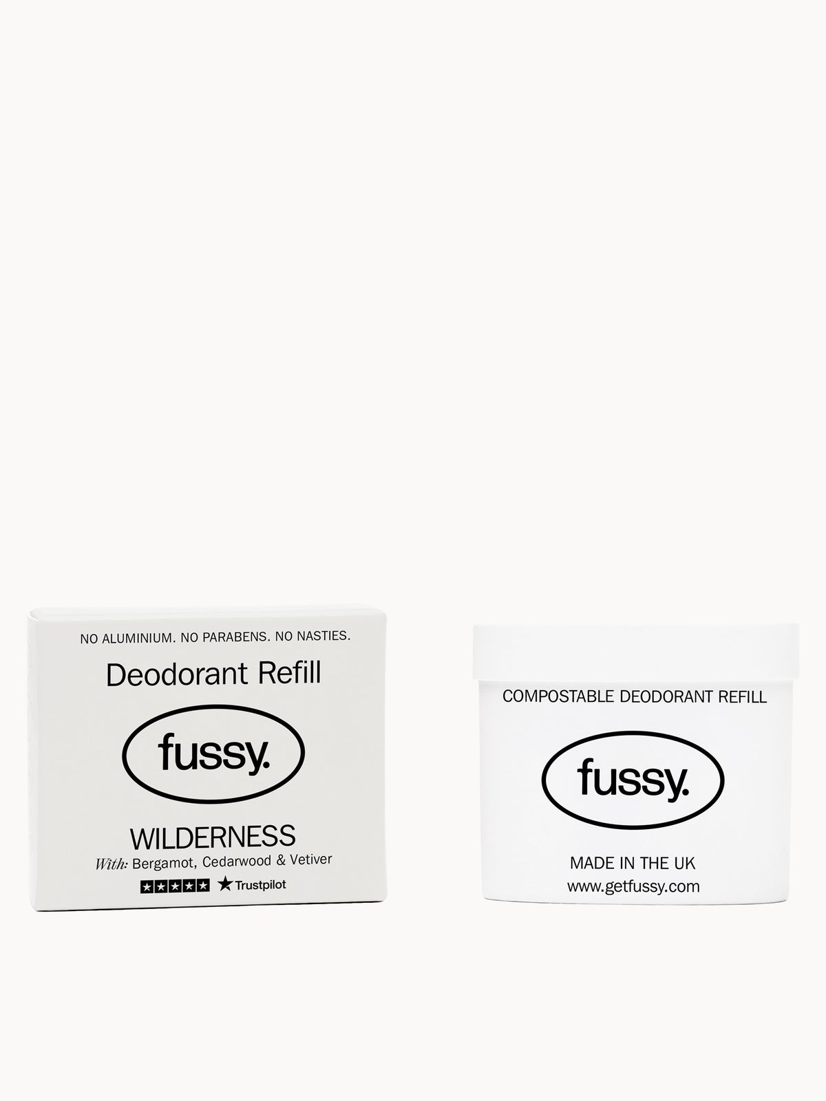 Fussy Natural Deodorant Refill Wilderness 40g