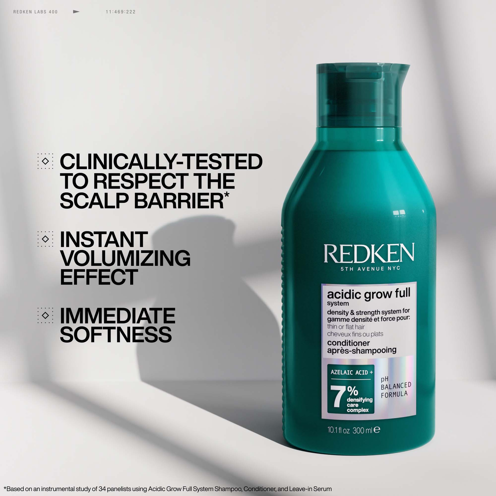 Thumbnail - Redken Acidic Grow Full System Shampoo 300ml, Conditioner 300ml, Serum 100ml & Spray 190ml Bundle
