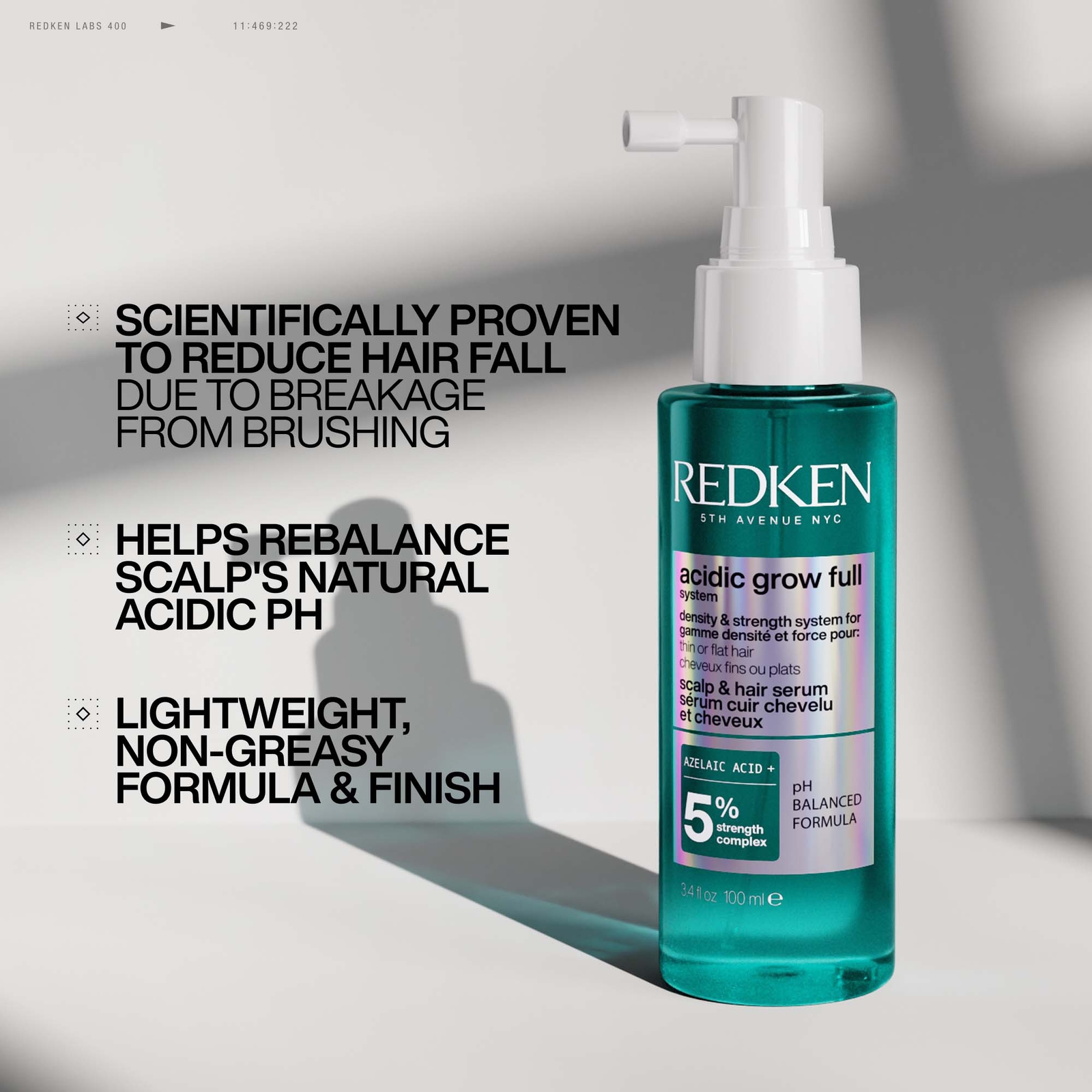 Thumbnail - Redken Acidic Grow Full System Shampoo 300ml, Conditioner 300ml, Serum 100ml & Spray 190ml Bundle