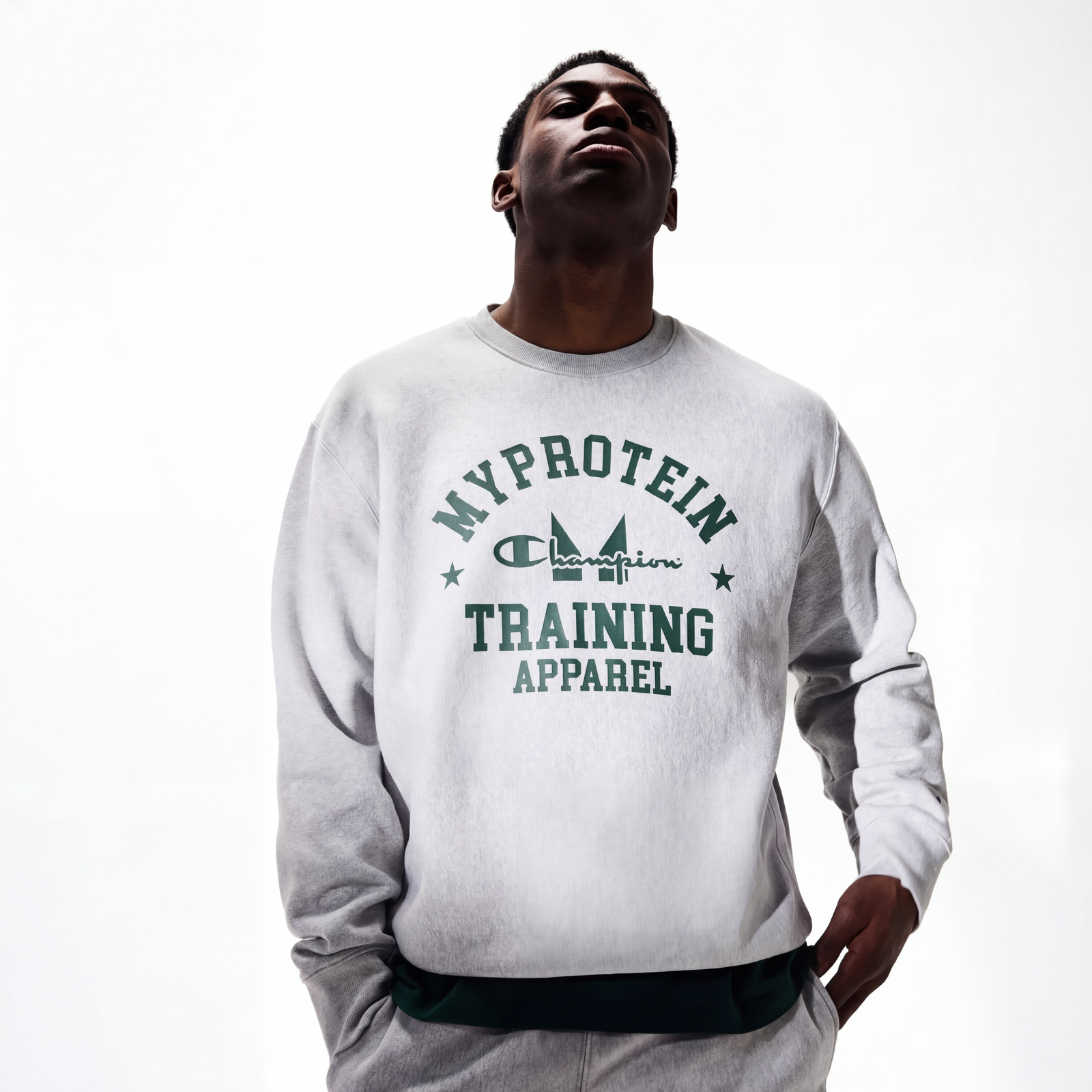 MyProtein x Champion Fleece Sweatshirt - Grey - S