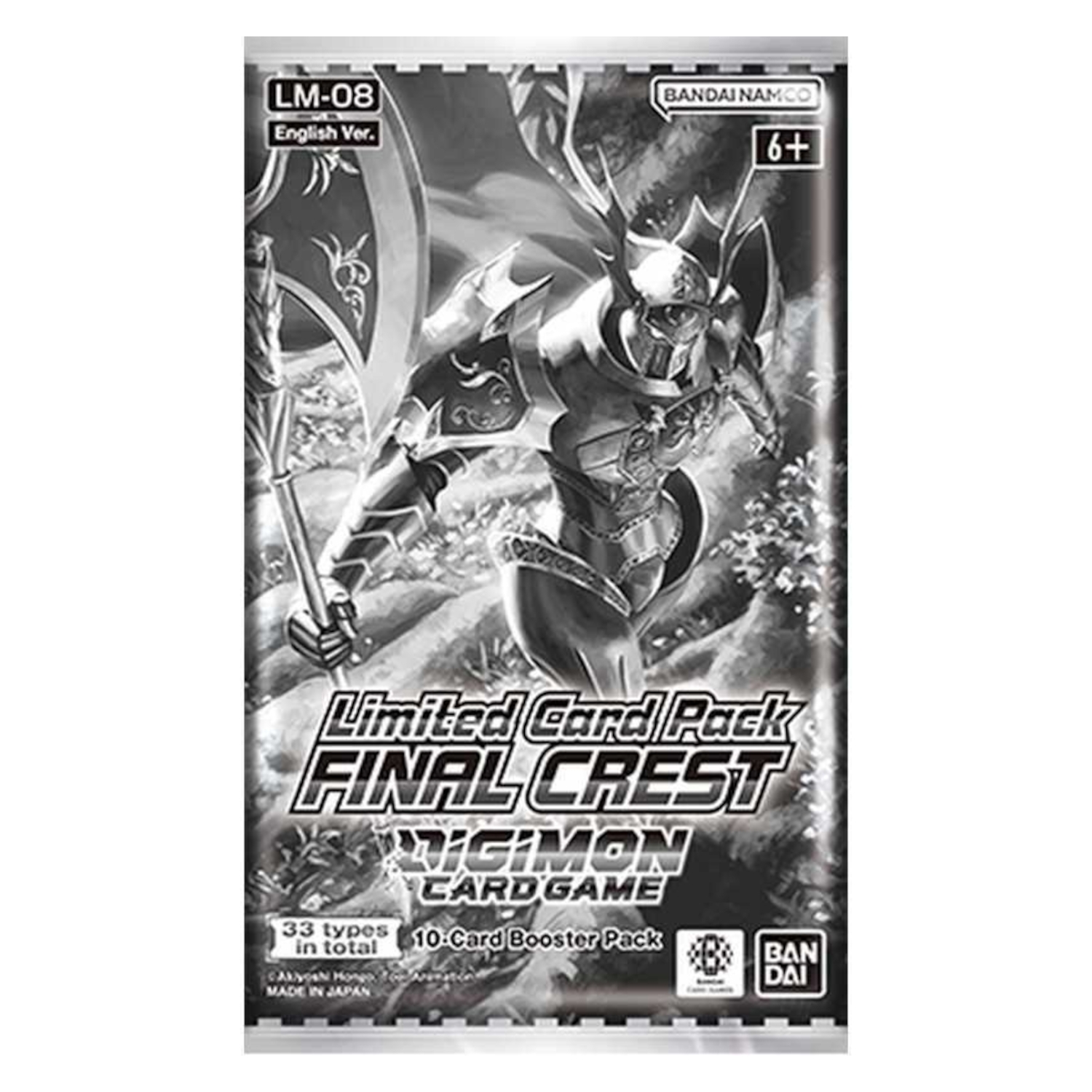 Digimon Card Game: Limited Card Pack Final Crest (LM-08) (6 Packs)