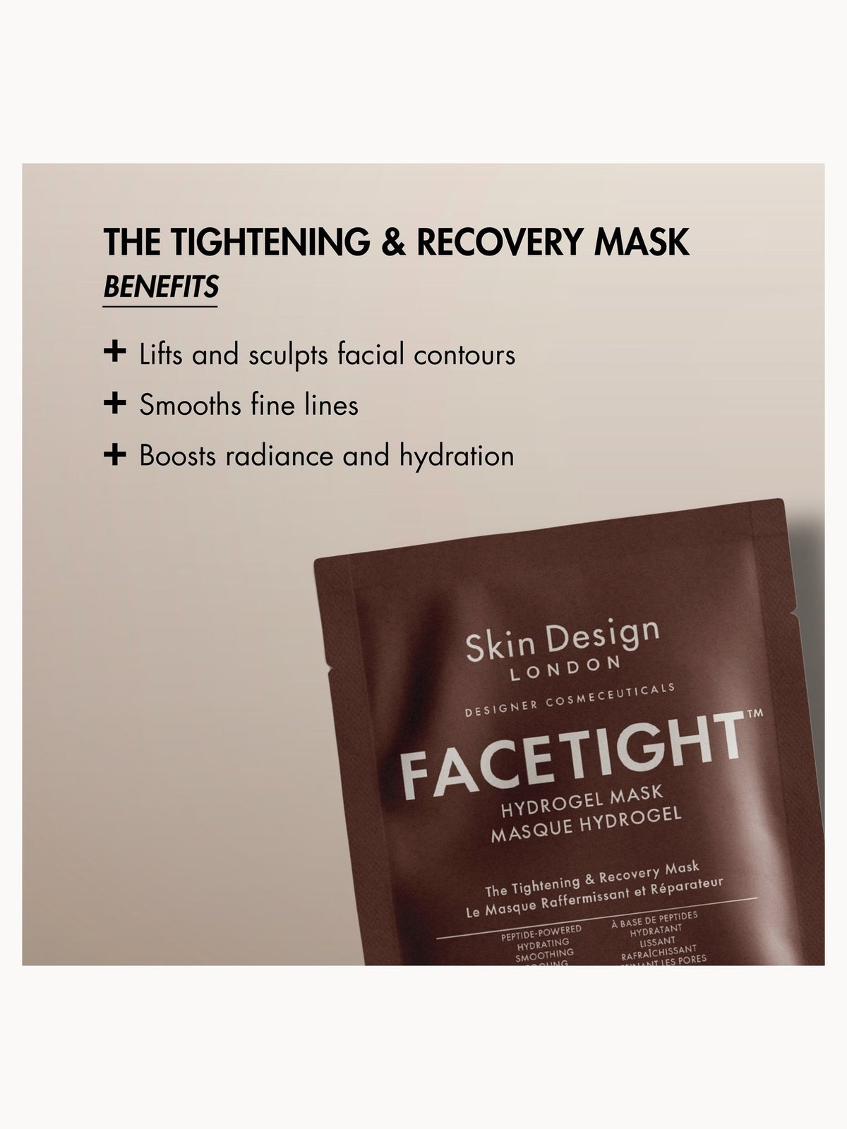 Skin Design London Facetight Hydrogel Mask (Individual) 3