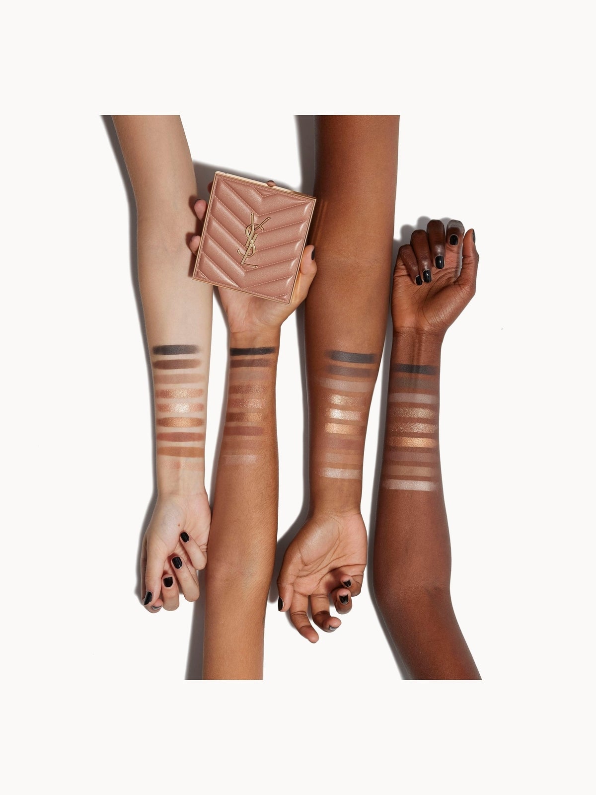 Yves Saint Laurent Couture Mini Clutch Pallet Nude Hours 4