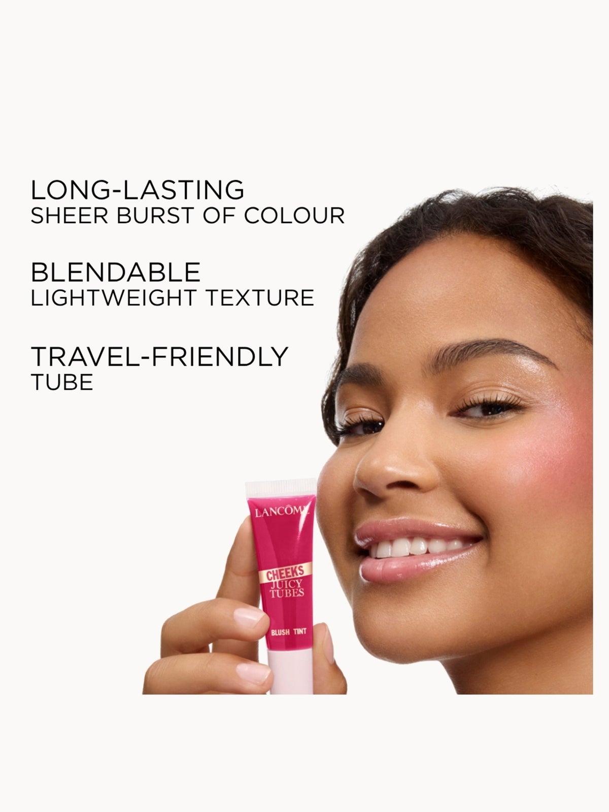 Lancôme Cheeky Juicy Tube Blush Tint (Various Shades) - Peach' N Roses 3