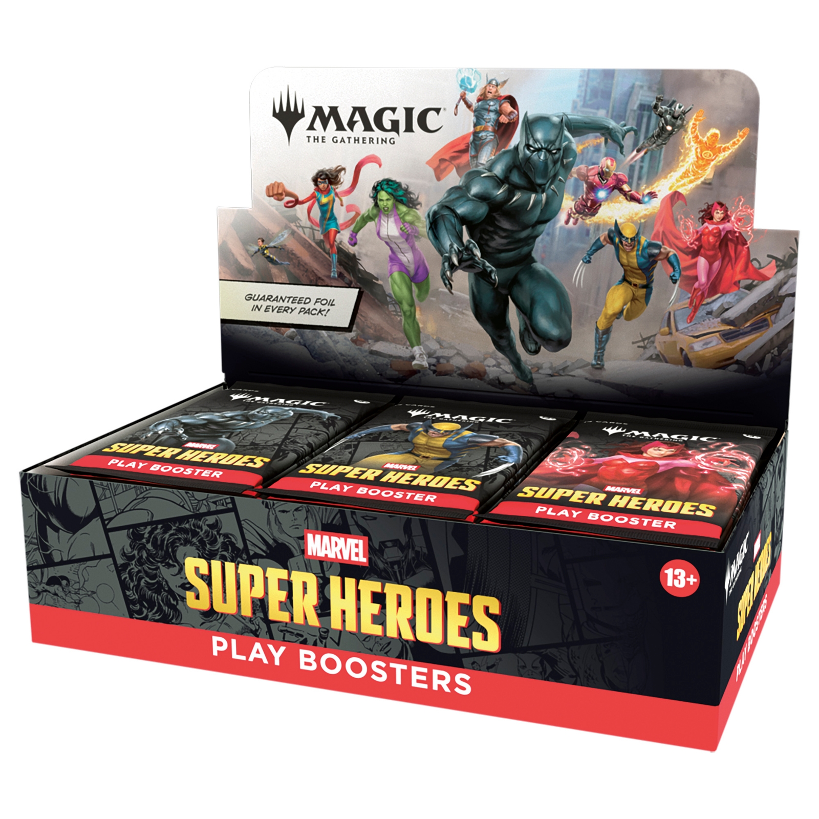 Magic: The Gathering Marvel Super Heroes Play Booster Box (30 Packs)