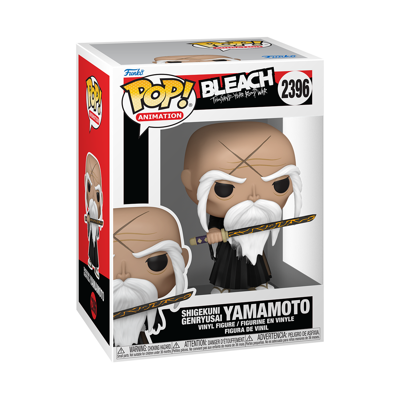 Image of Bleach Thousand Year Blood War Funko POP! Genryusai Shigekuni Yamamoto Vinyl Figure