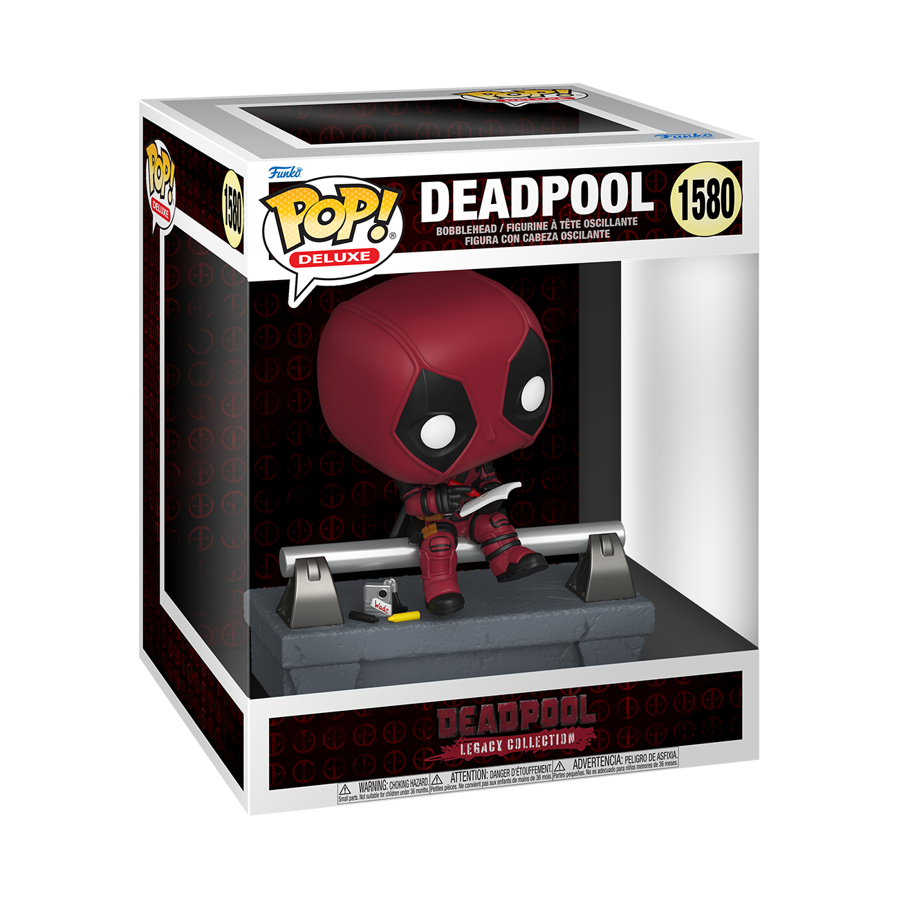 Image of Deadpool Funko POP! Deadpool on Bridge Deluxe Vinyl Figure
