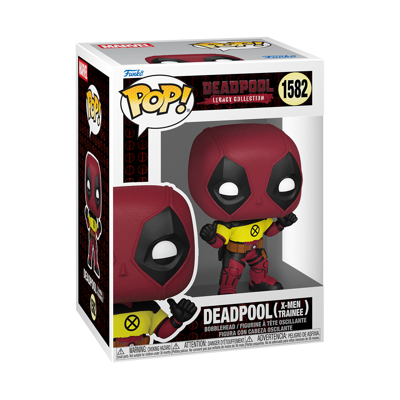 Image of Deadpool Funko POP! Deadpool with X Men Shirt Vinyl Figure