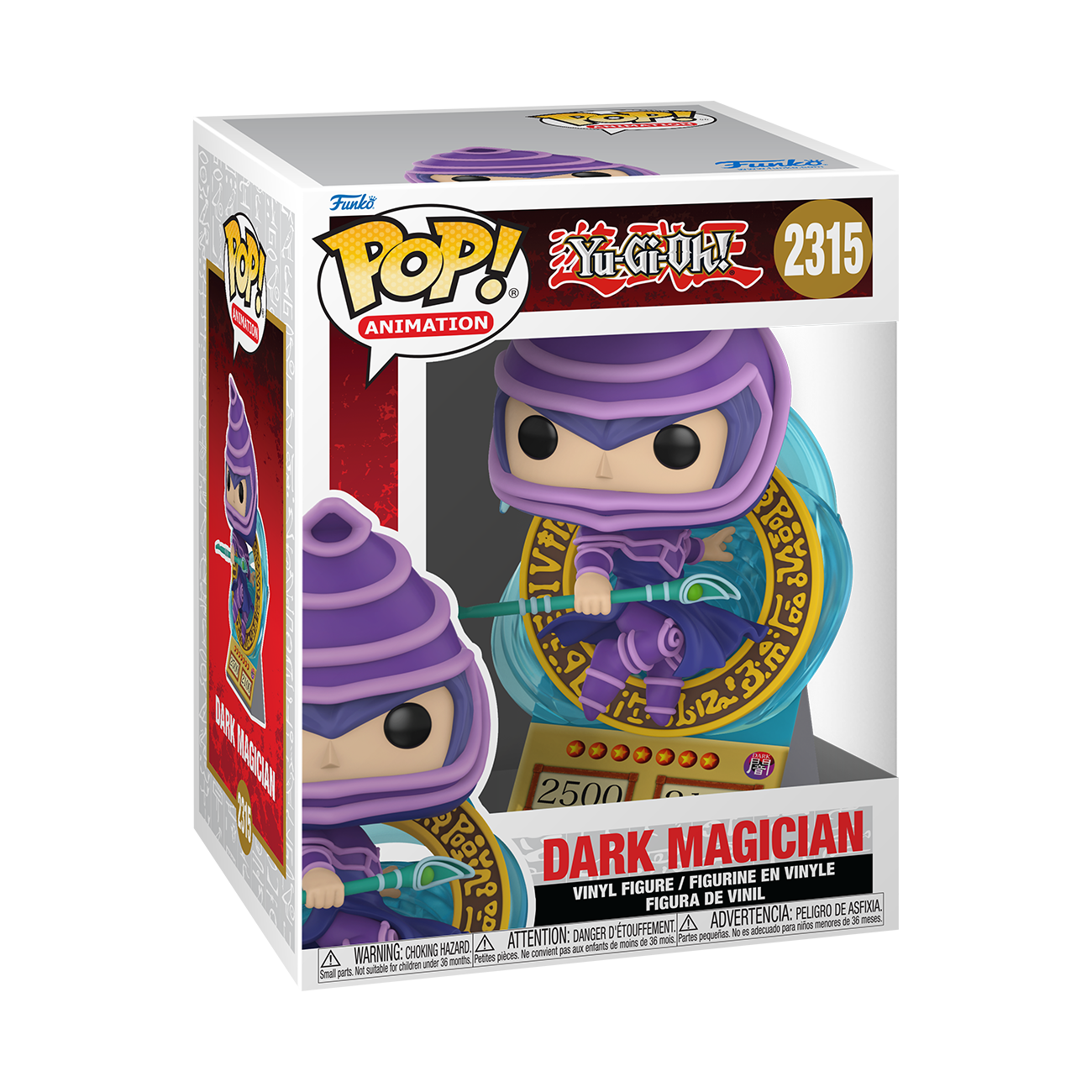 Image of Yu-Gi-Oh Funko POP! Dark Magician Card Premium Vinyl Figure