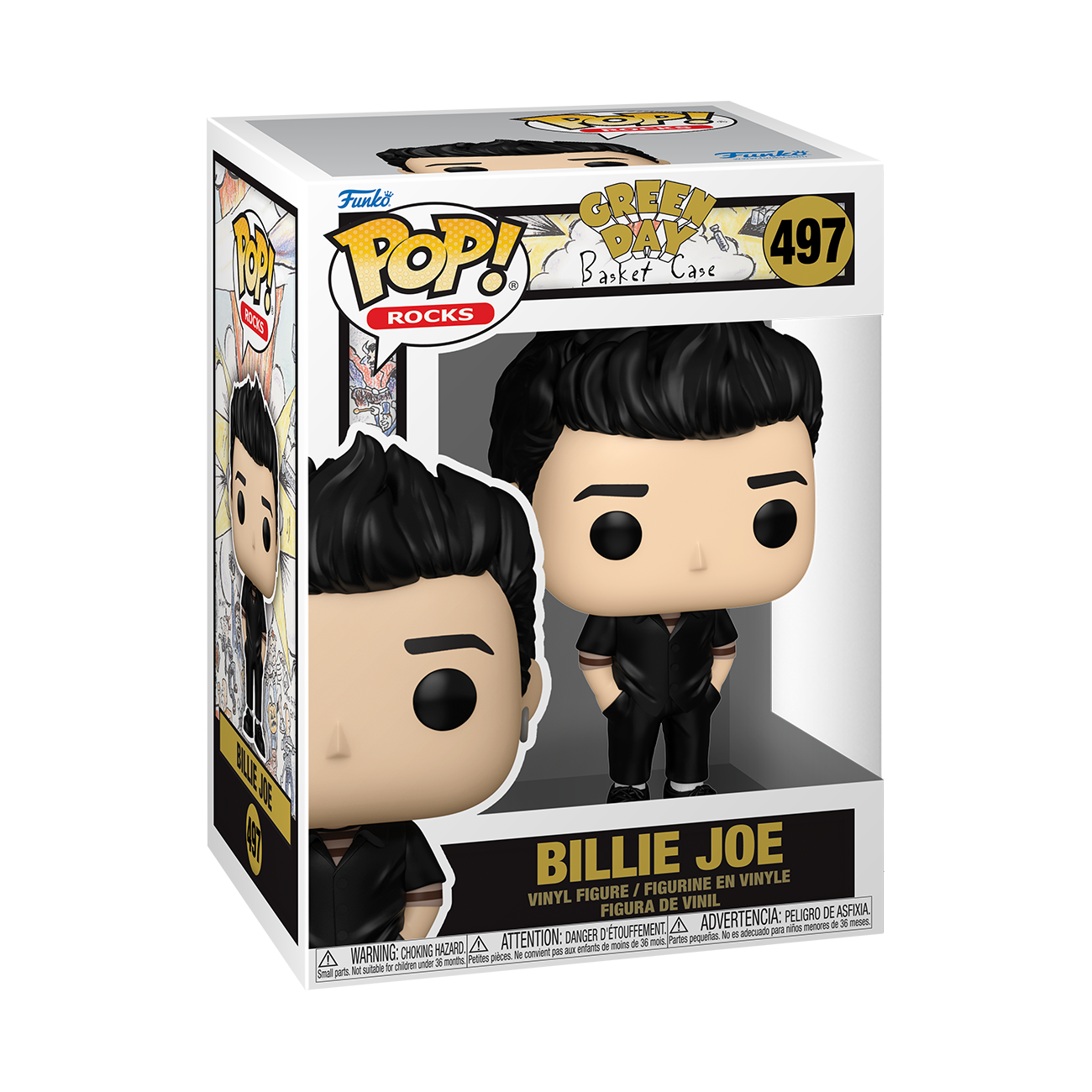 Image of Green Day Funko POP! Billie Joe Armstrong Basket Case Vinyl Figure