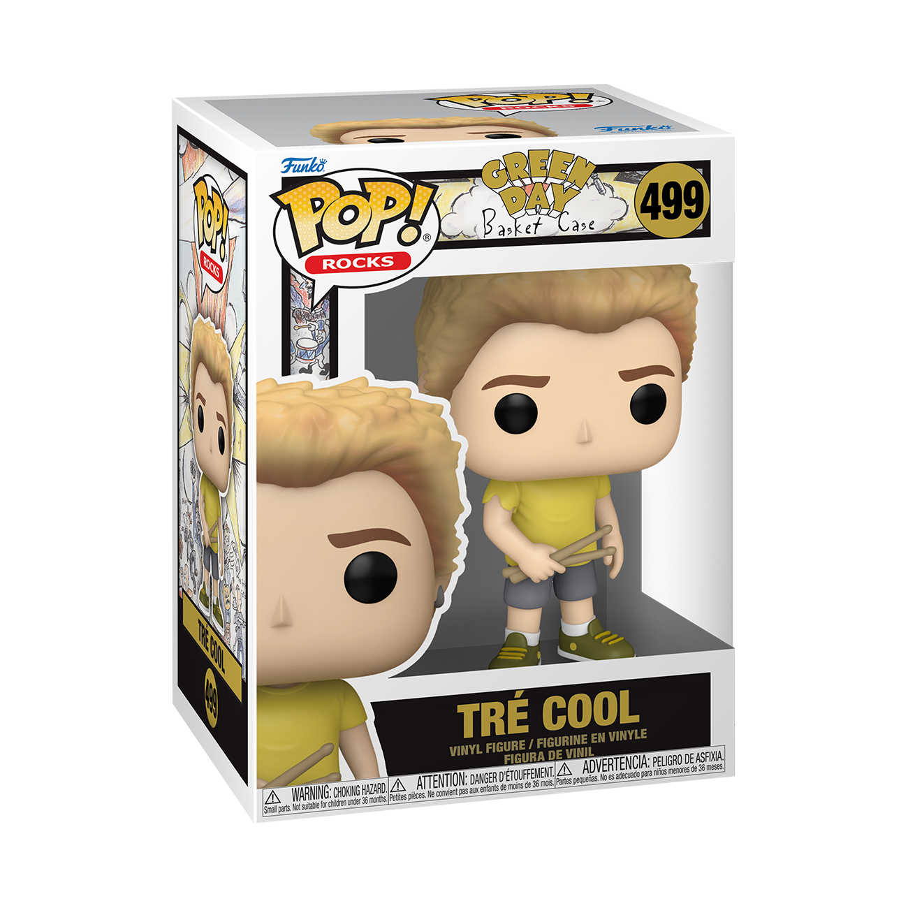 Image of Green Day Funko POP! Tré Cool Basket Case Vinyl Figure