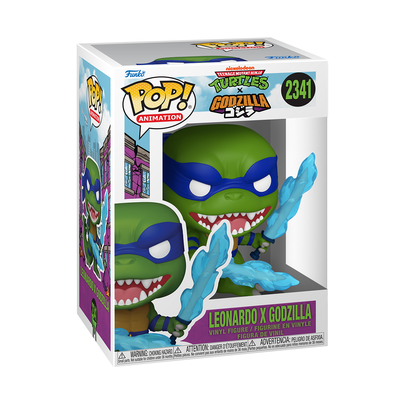 POP Animation: TMNT Leonardo X Godzilla Funko POP! Vinyl Figure