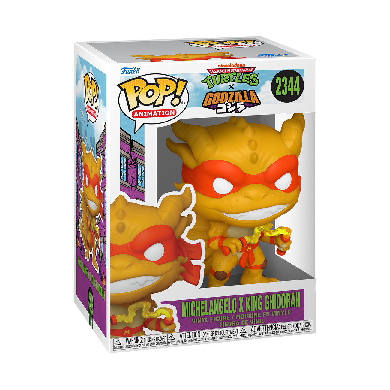 POP Animation: TMNT Michelangelo X Ghidorah Funko POP! Vinyl Figure