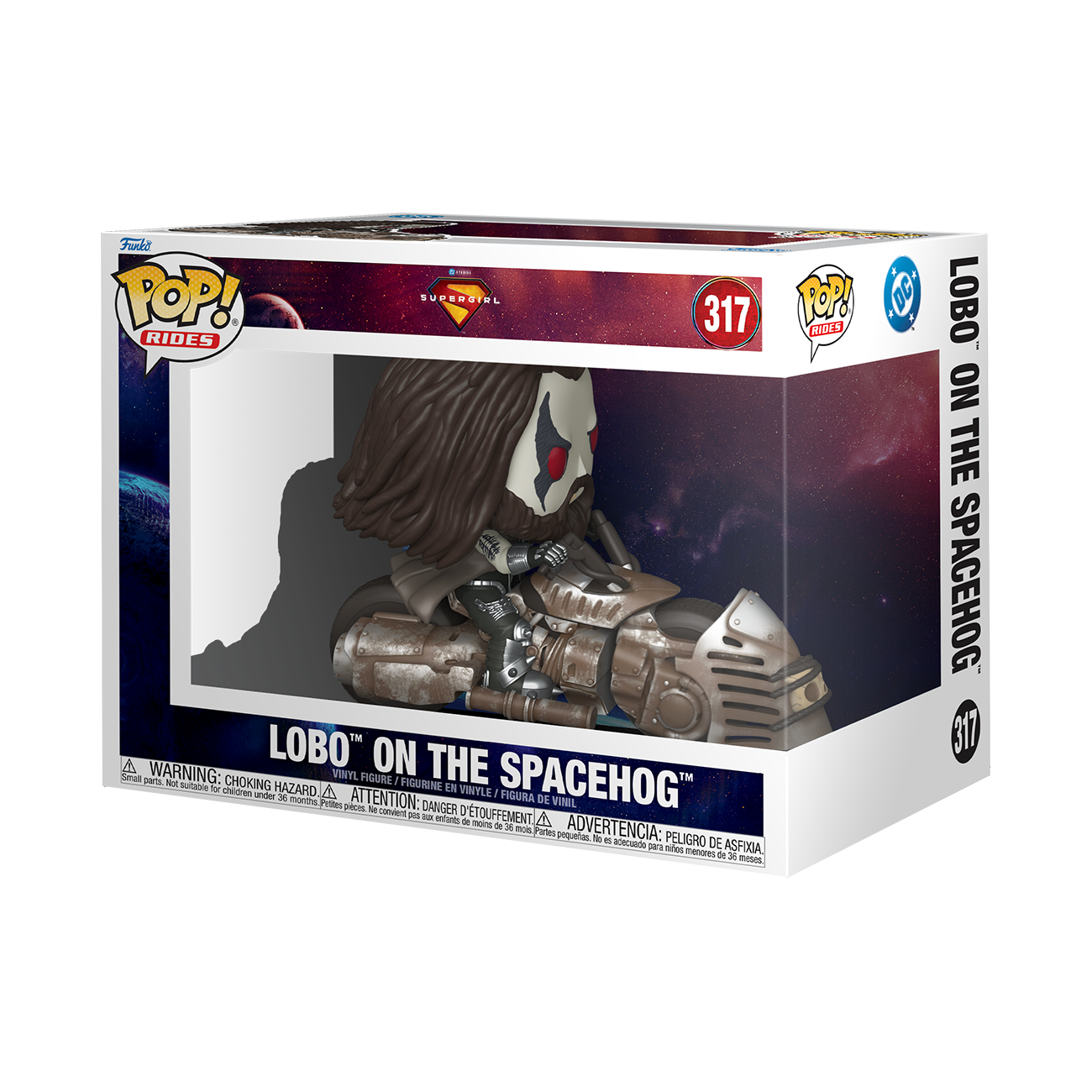 Image of DC Comics Funko POP! Lobo on Spacehog Ride Vinyl Figure
