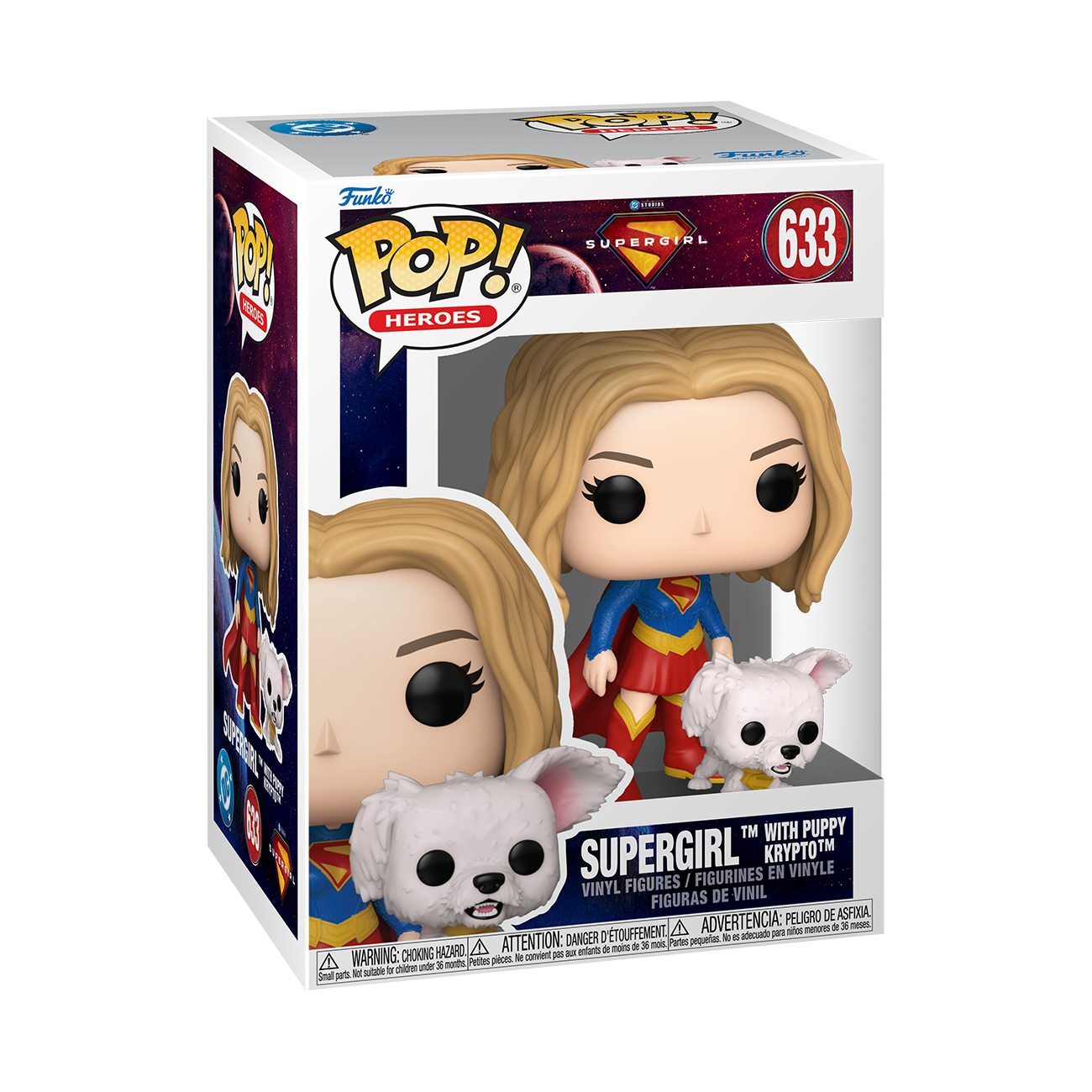 Image of DC Comics Funko POP! Supergirl with Krypto Buddy Vinyl Figure