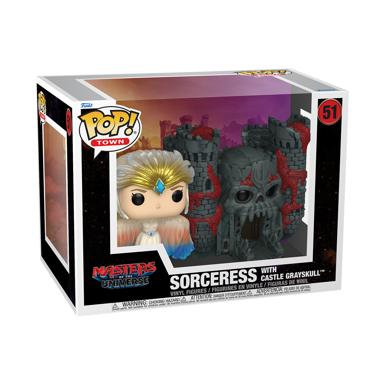 Image of Masters of the Universe Funko POP! Sorceress with Castle Grayskull Town Vinyl Figure