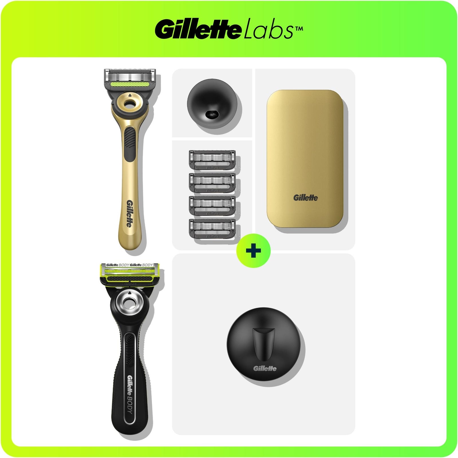 GilletteLabs Face and Body Shaving Essentials Kit