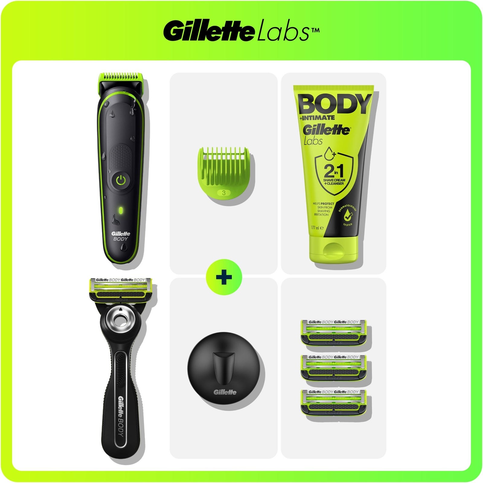GilletteLabs Body i3 Deluxe Shaving Set