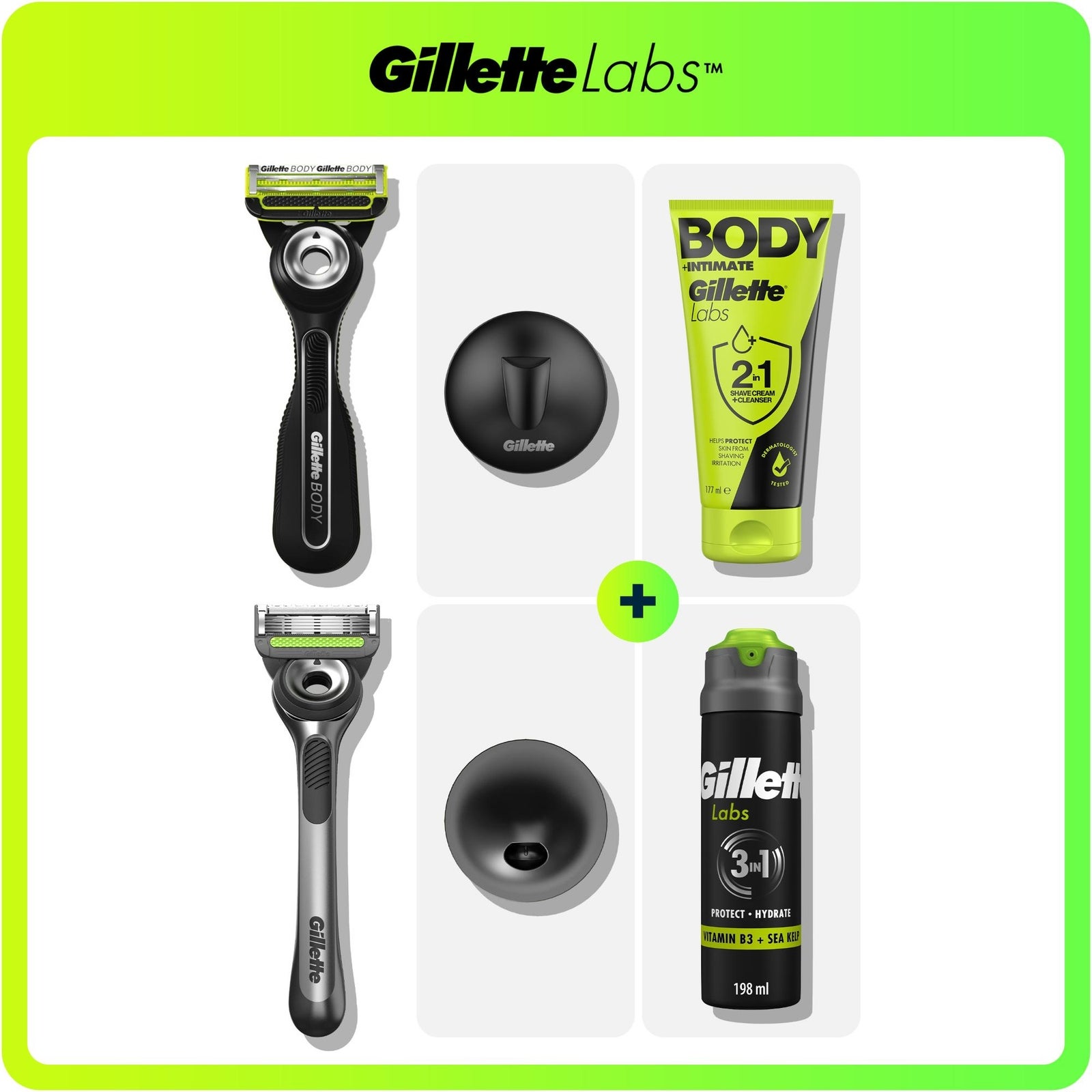 GilletteLabs Body and Face Ultimate Shaving Kit
