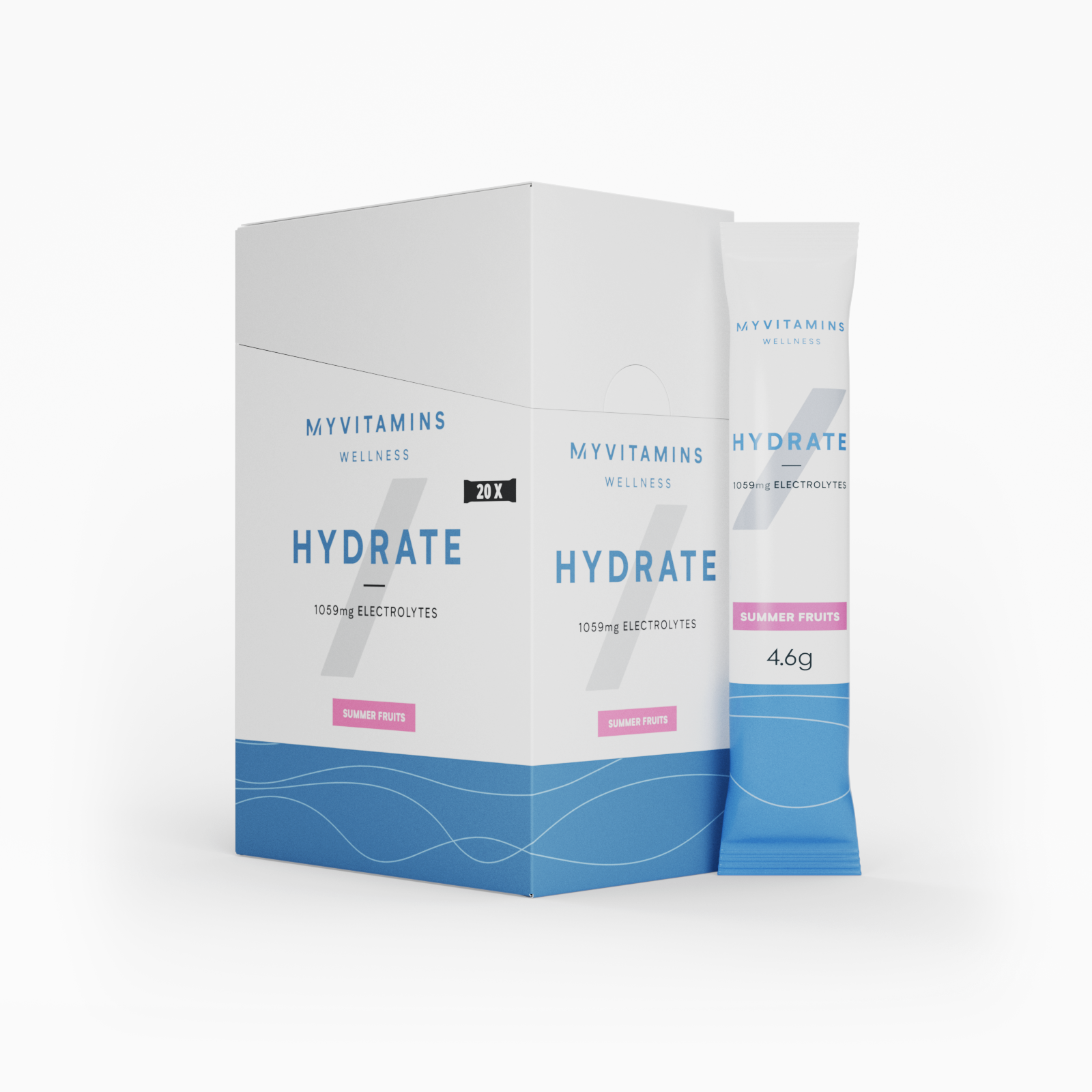 Hydrate | Pudră cu Electroliți - 90G - 20servings - Summer Berries