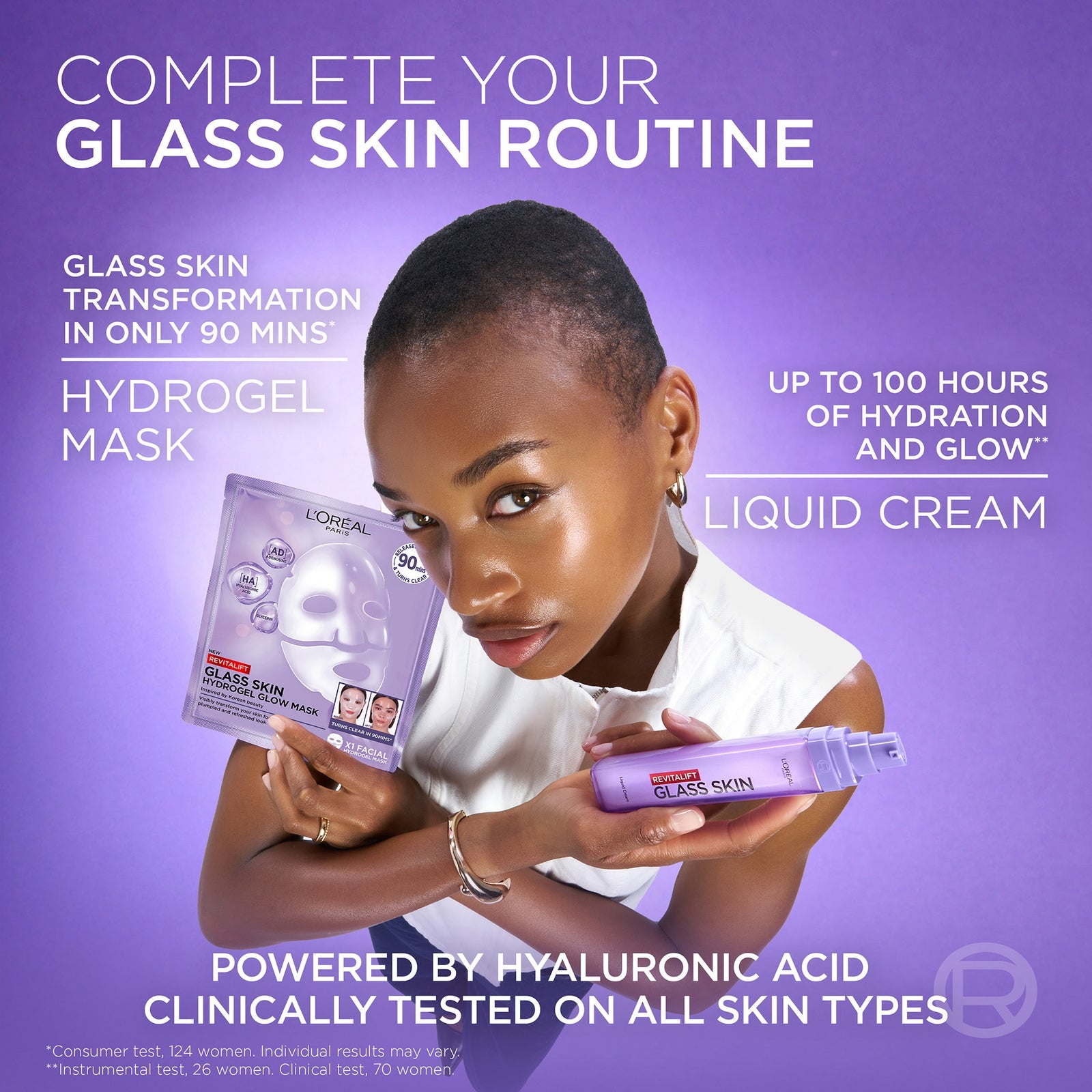 L'Oréal Paris Revitalift Filler Glass Skin Bundle 2