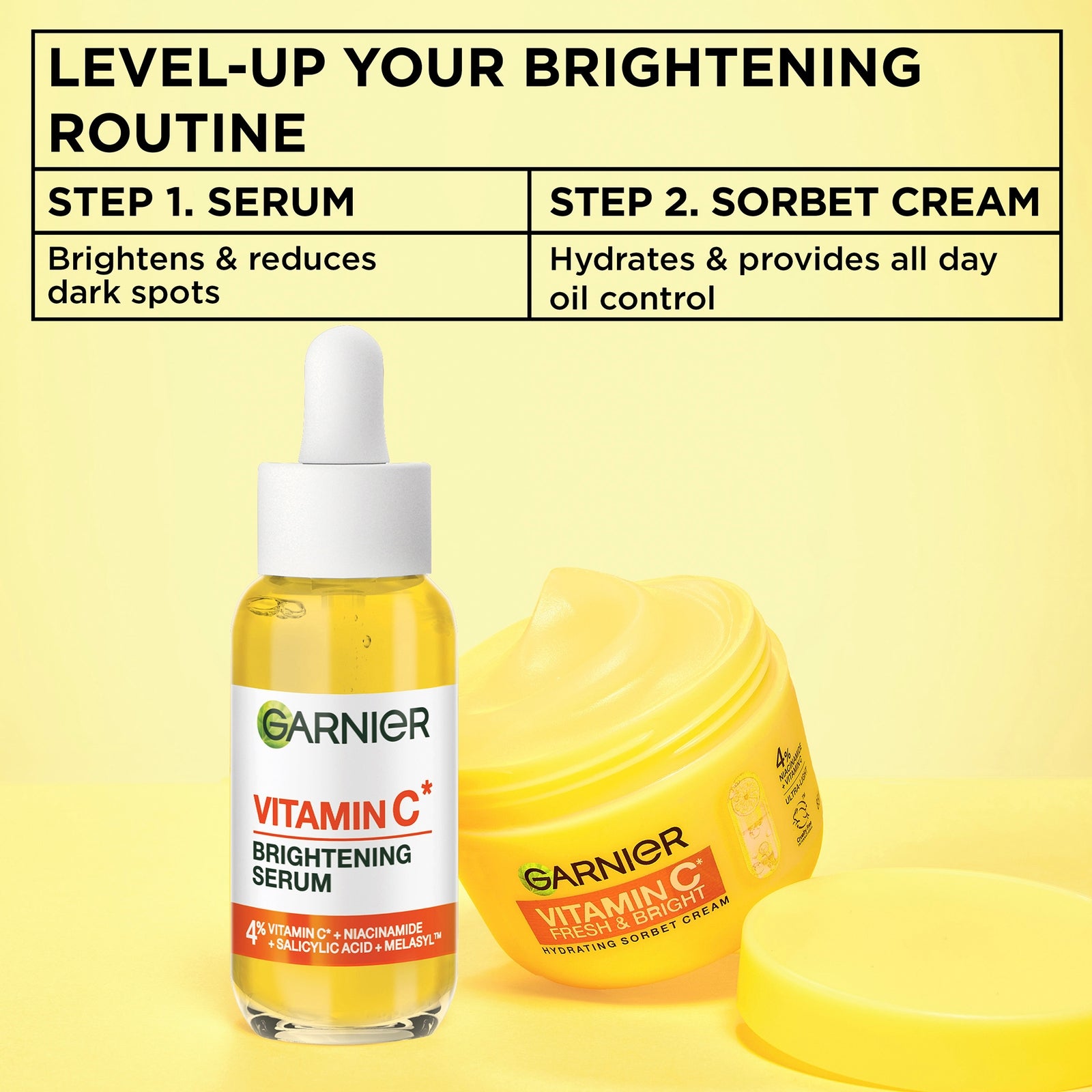 Garnier Vitamin C Fresh & Bright 2-Step Bundle 2