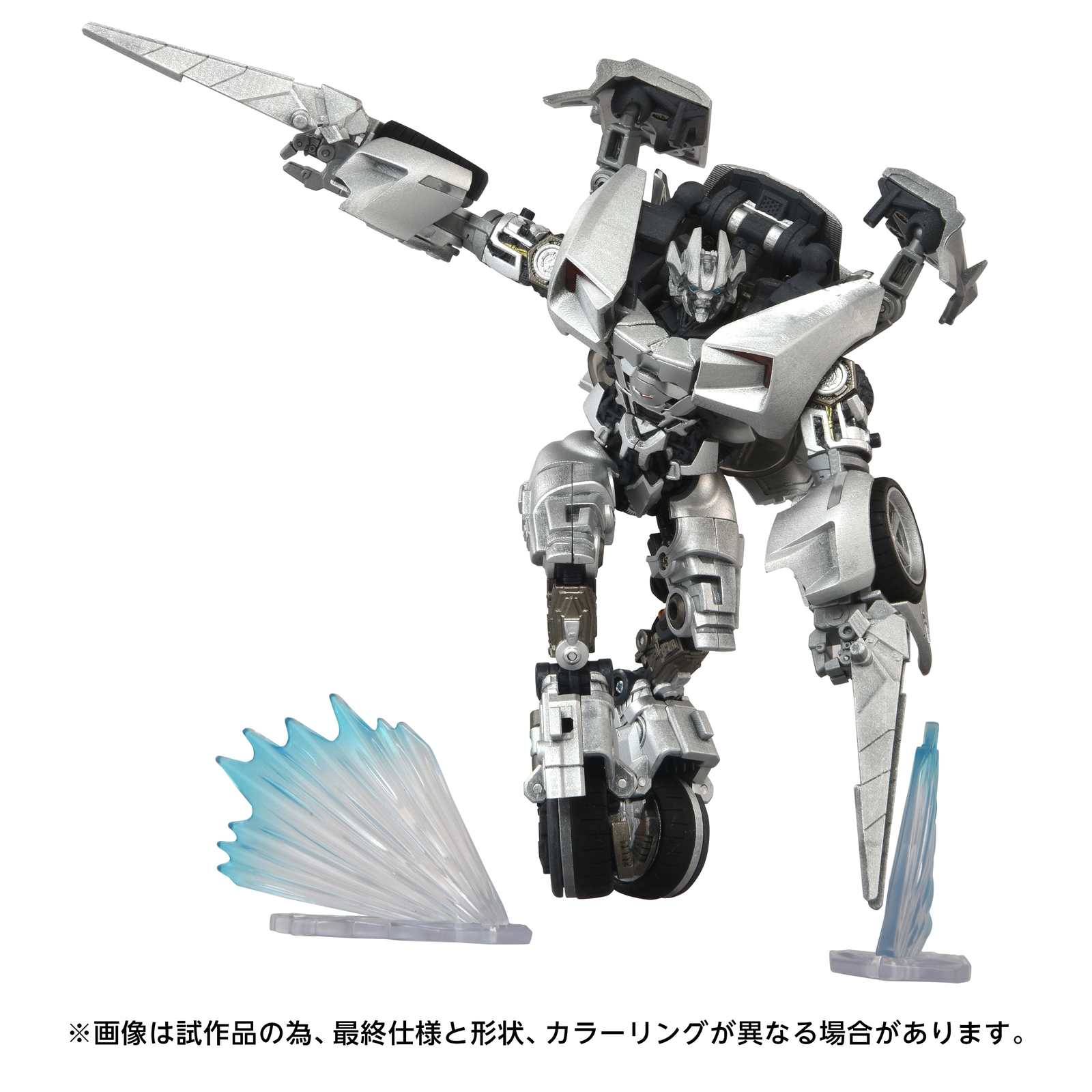 Transformers Takara Tomy Masterpiece Movie Series Next MPMN-01 Sideswipe Figure, Silver, 15+ 