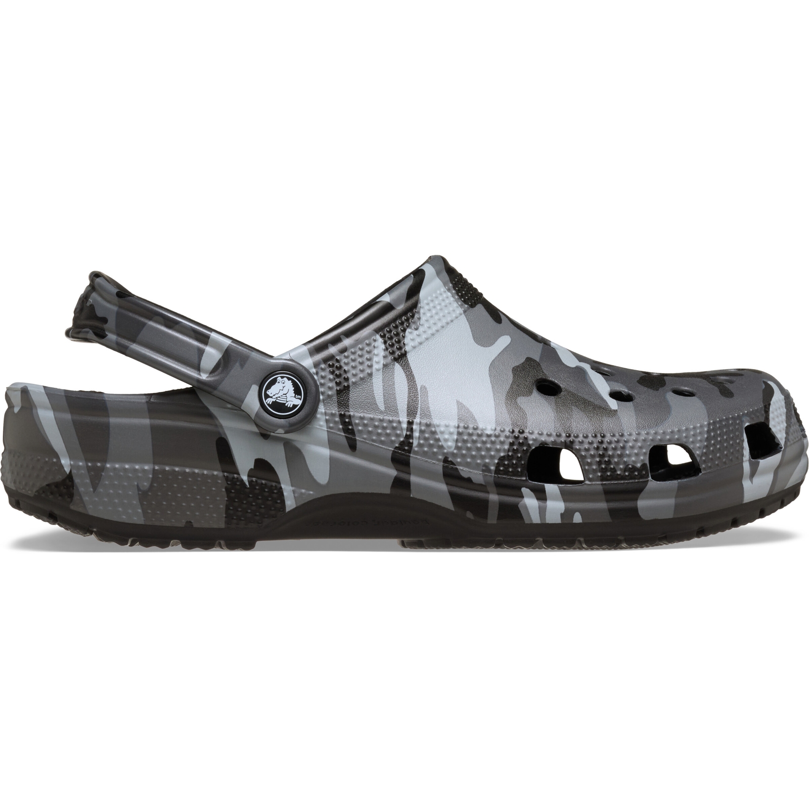 Myprotein UK Crocs Classic Camouflage Clog Blk/SGy-Black/Slate Grey