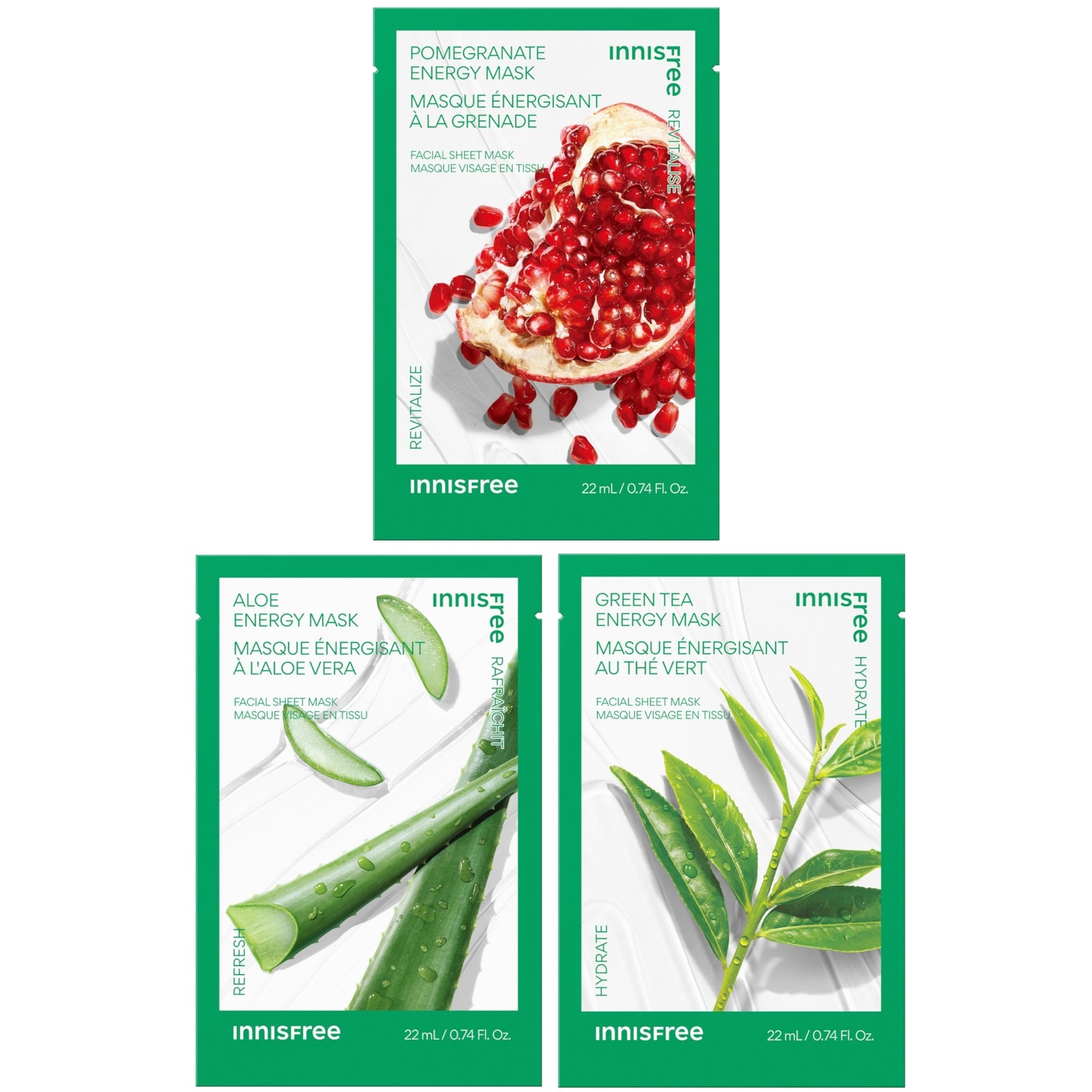 INNISFREE Energy Mask Bundle