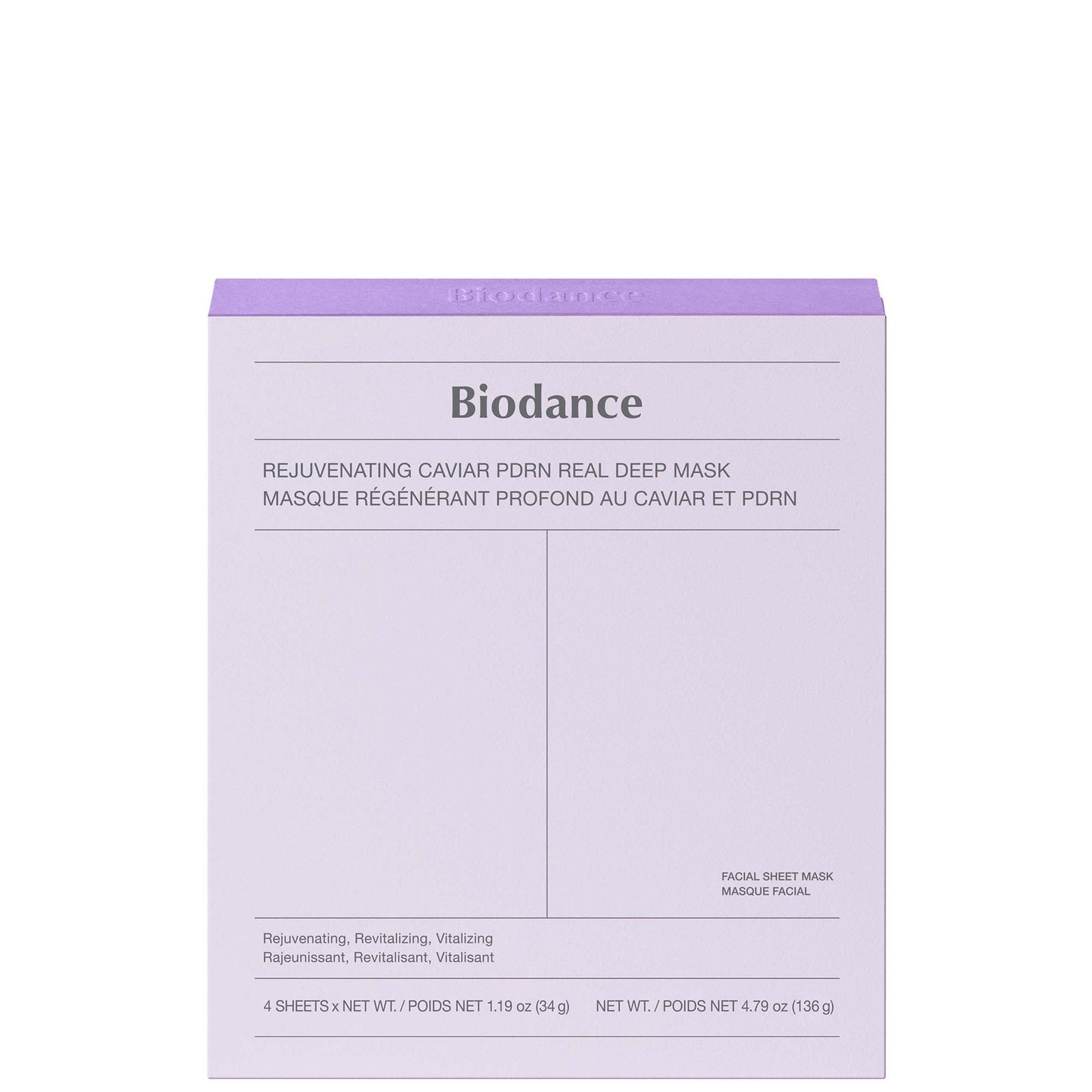 

Biodance Caviar PDRN Real Deep Mask (4 Pack)