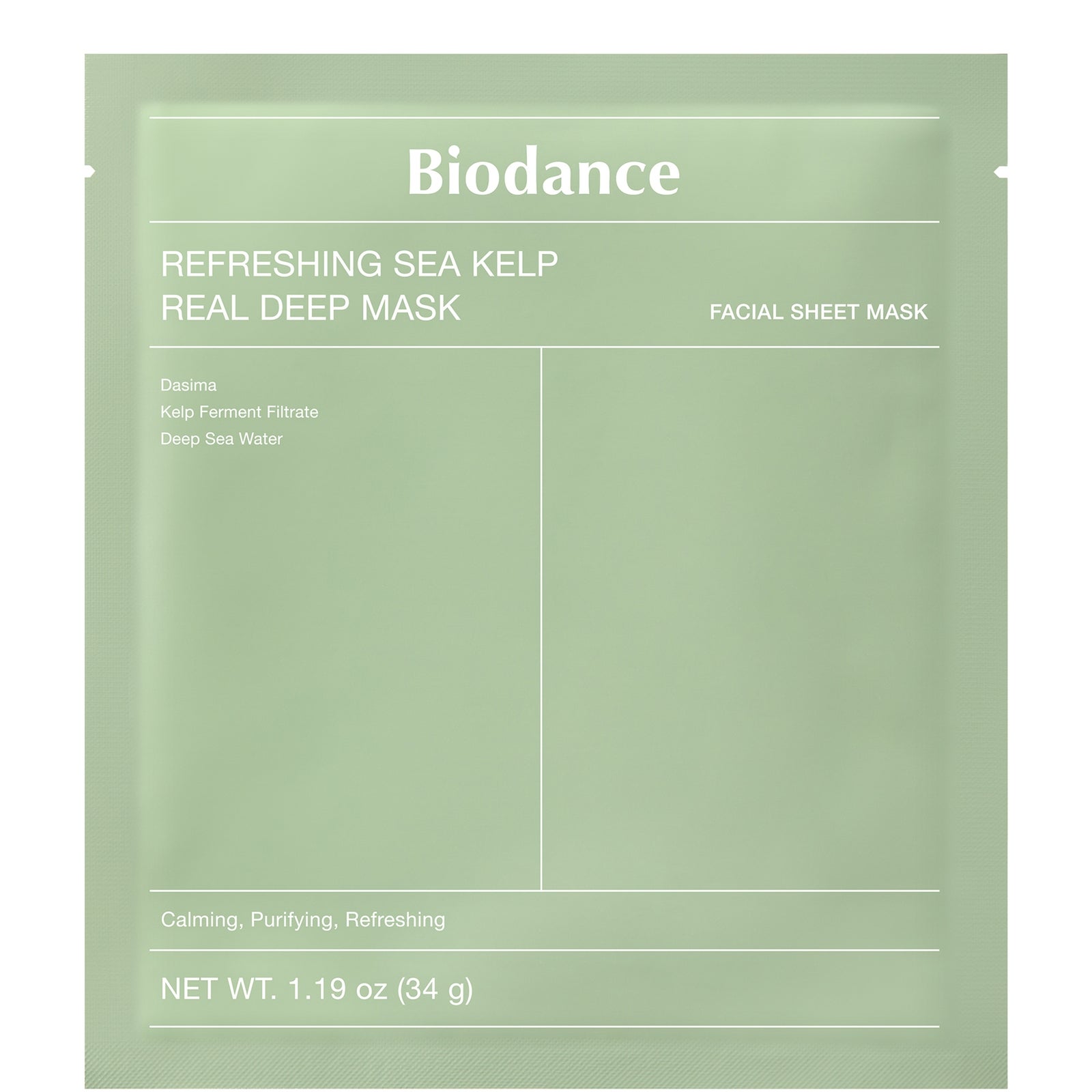 Biodance Refreshing Sea Kelp Real Deep Mask (4 Pack)