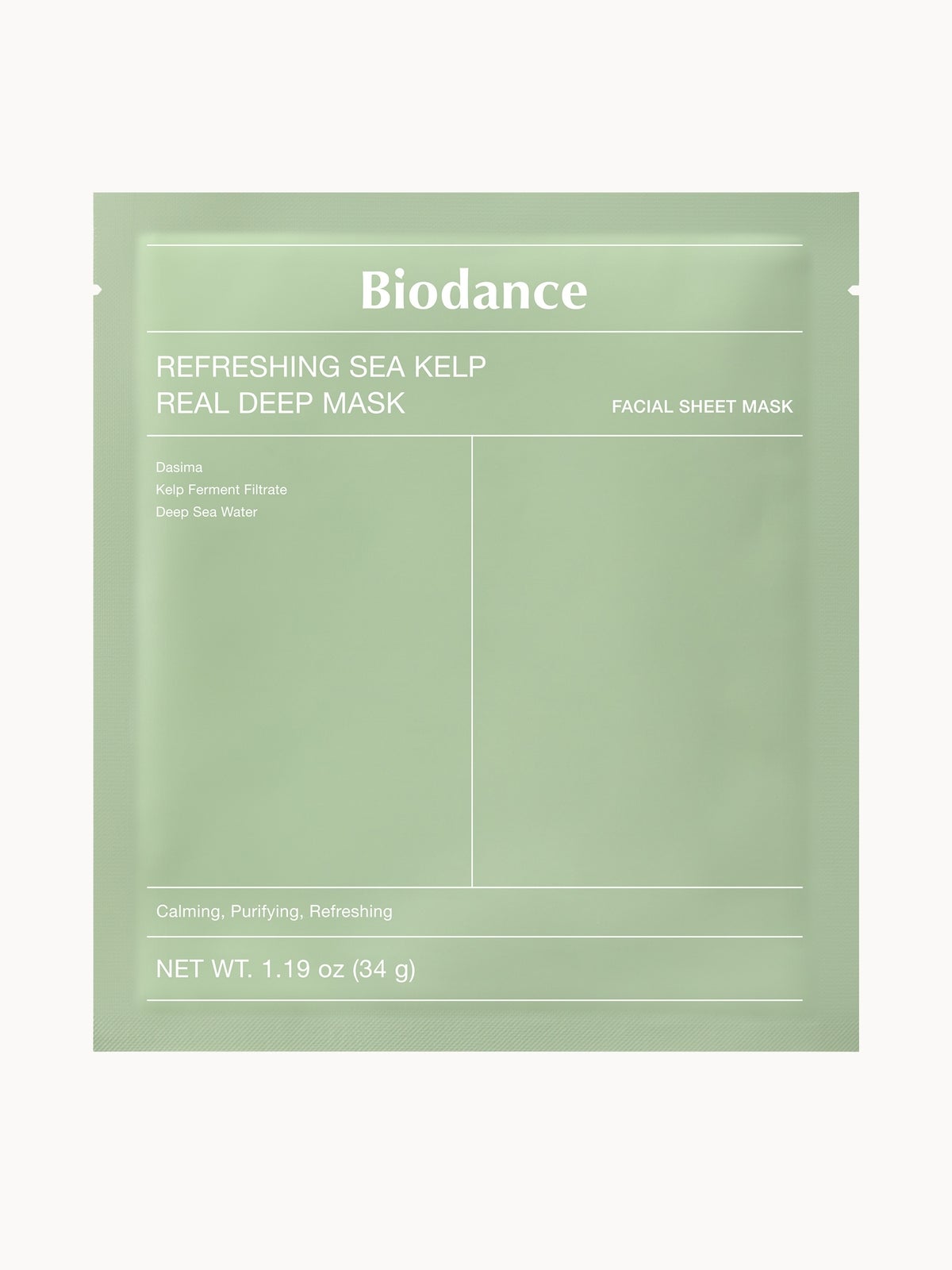 Biodance Soothing Sea Kelp Real Deep Mask (4 Pack)