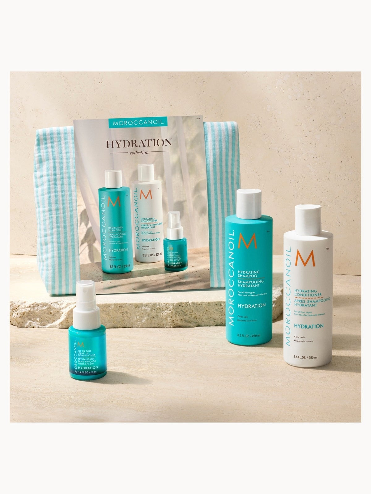 Moroccanoil Hydration Shampoo and Conditioner Set + Free Leave in Conditioner 50ml (Worth £53) 2