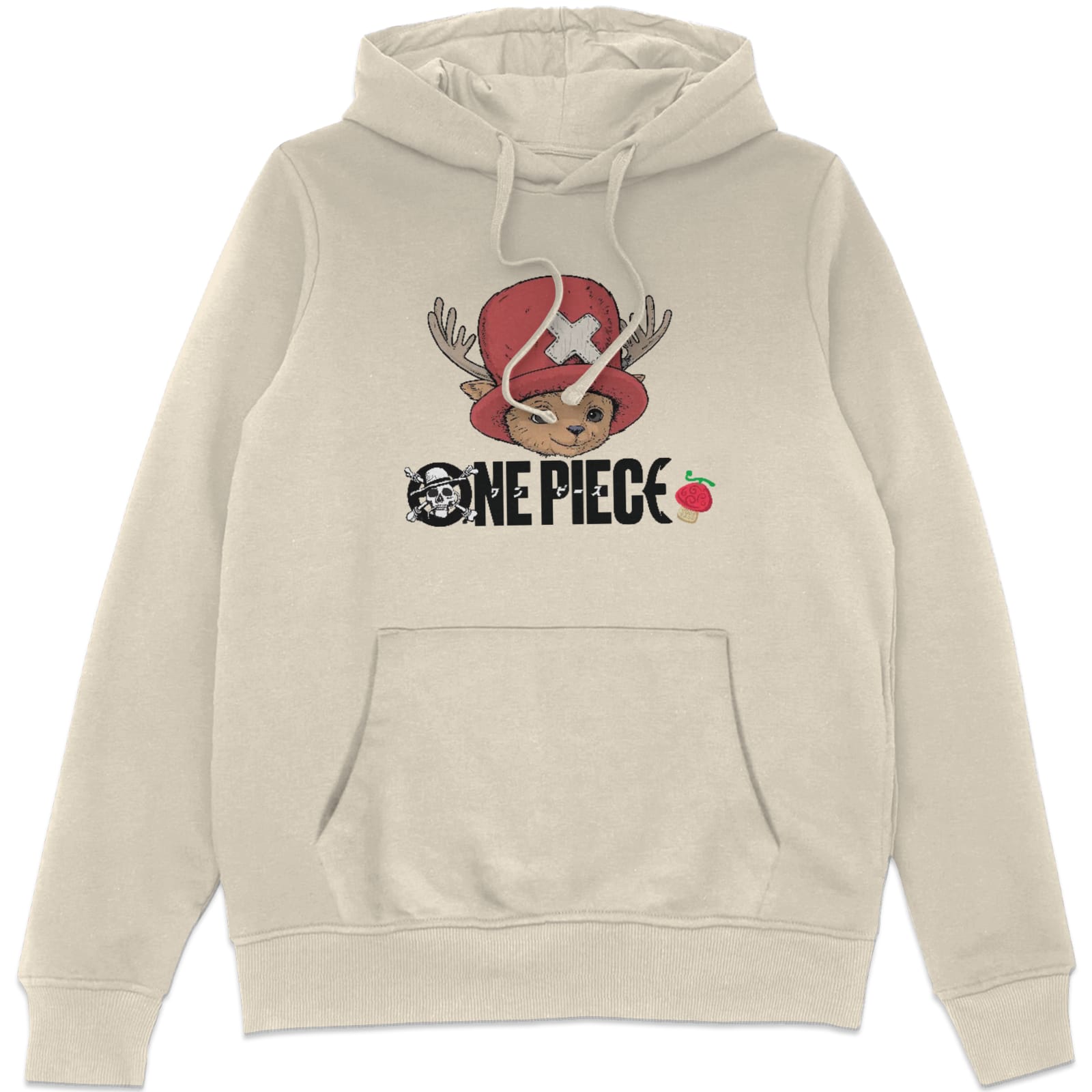 One Piece Chopper Logo Hoodie - Off White - XL