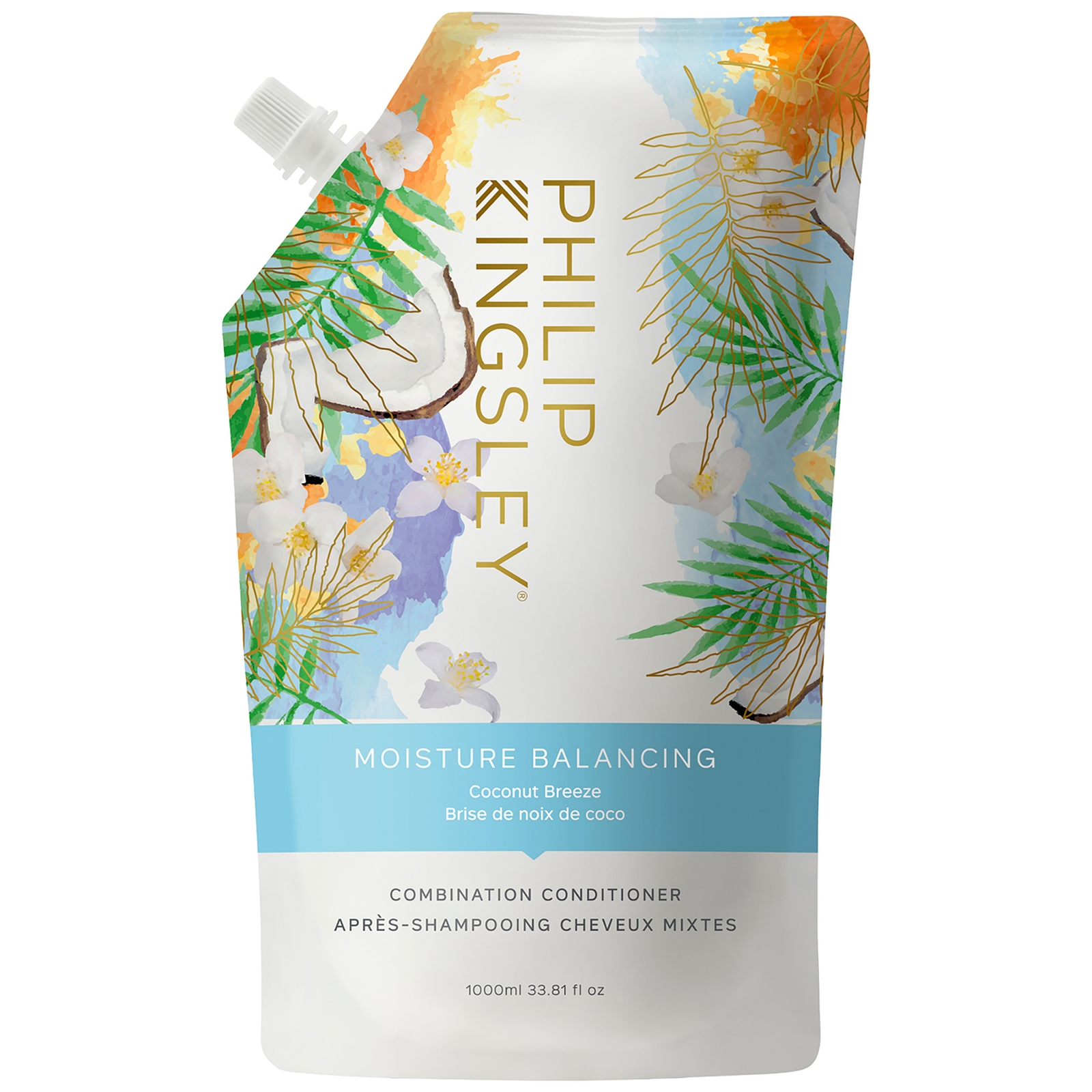 

Philip Kingsley Coconut Breeze Moisture Balancing Conditioner 1L Eco Pouch