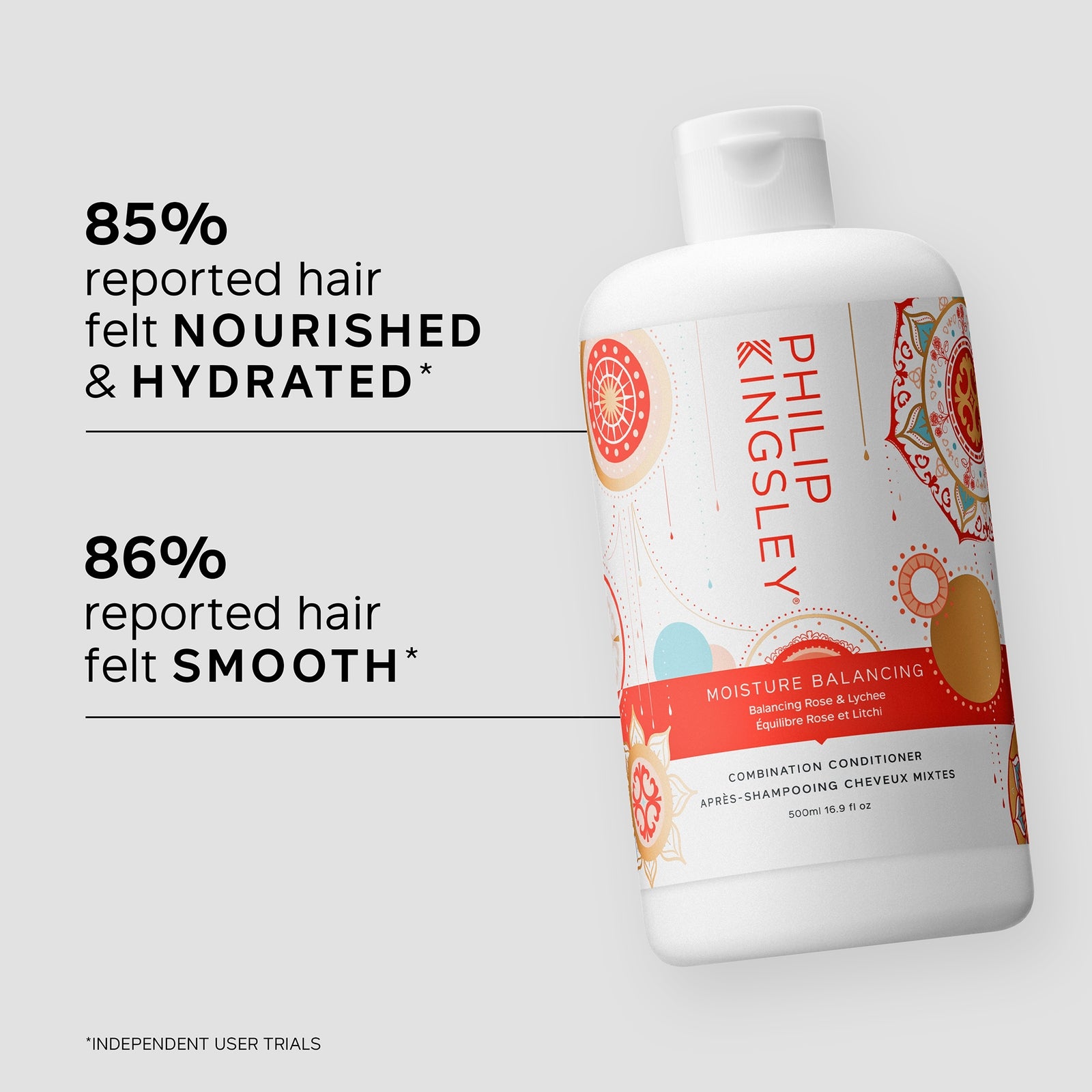 Philip Kingsley Rose & Lychee Moisture Balancing Conditioner 500ml (Worth £52) 3