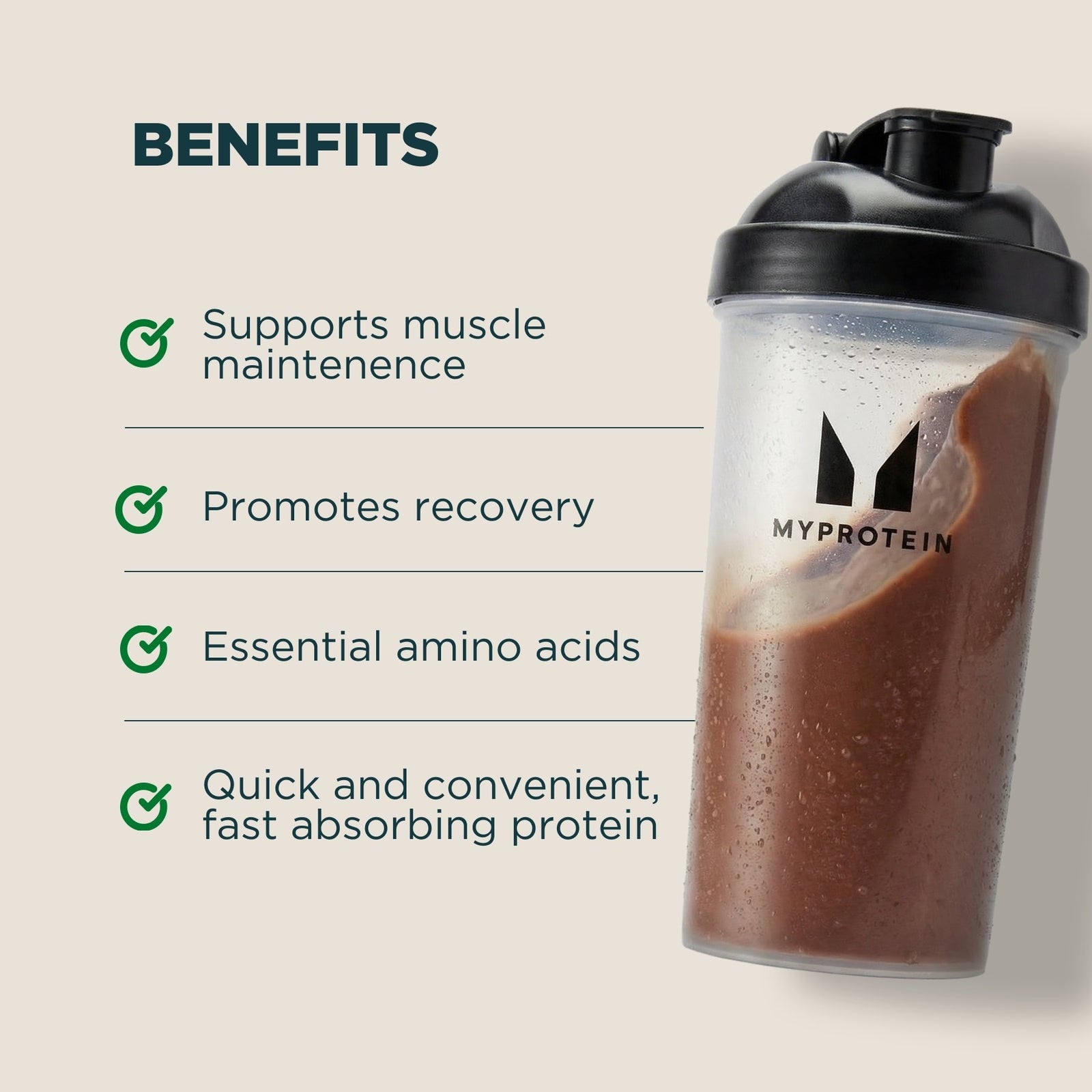 Myprotein Impact Whey Protein Powder - 1.8KG - 60servings - Chocolate Brownie