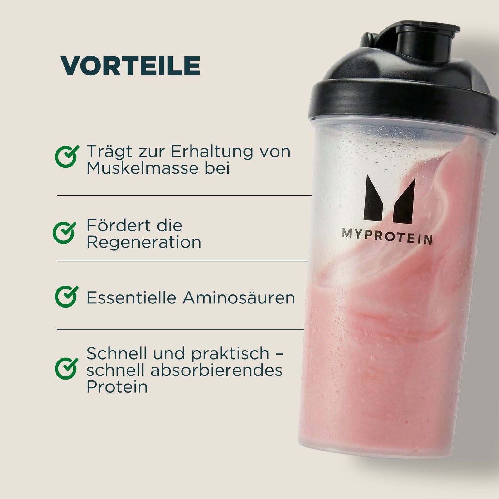 Impact Whey Protein - 2.7kg - 90Portionen - Erdbeer-Sahne — Bild 3
