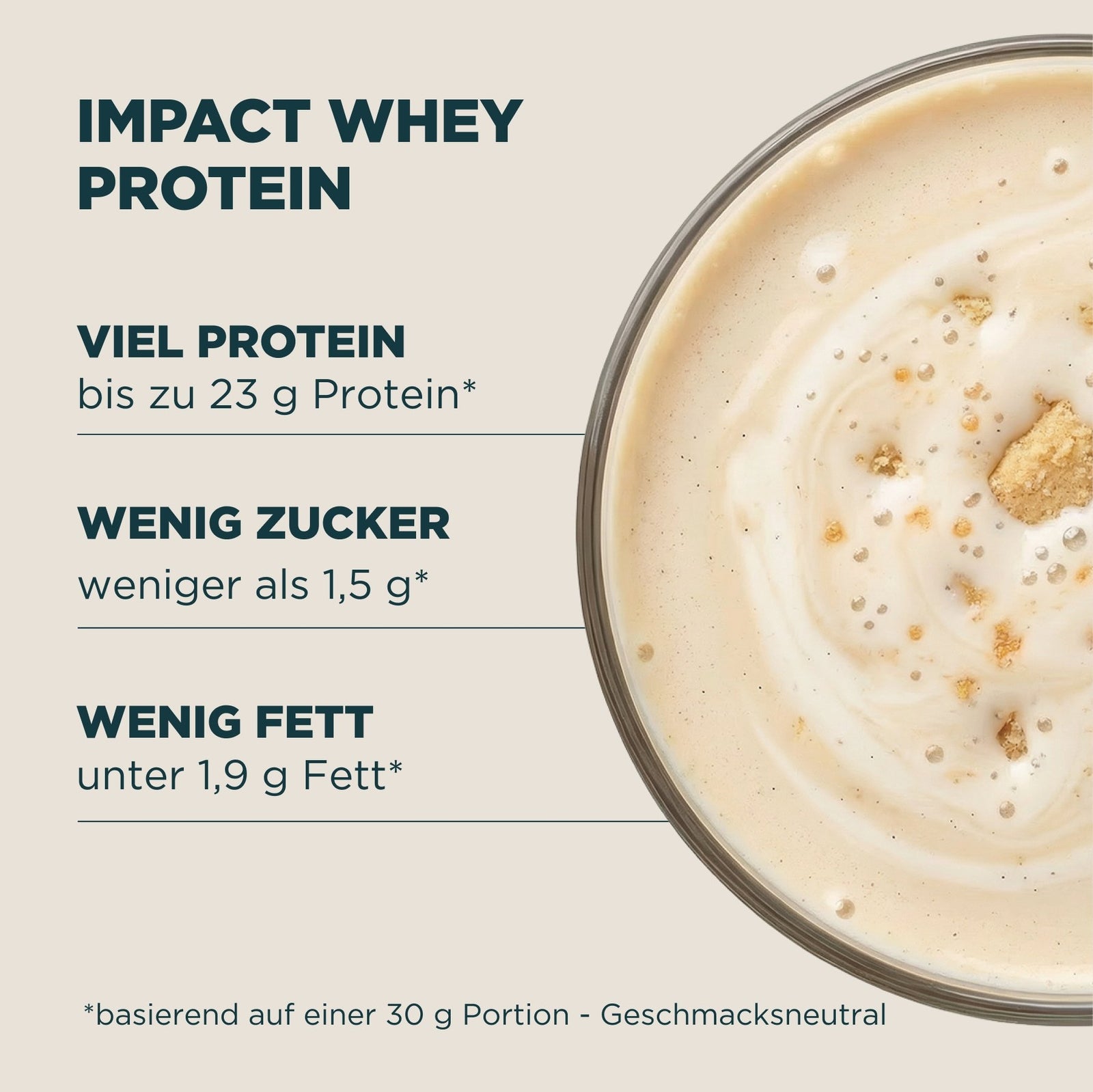 Impact Whey Protein - 2.7kg - 90Portionen - Vanille — Bild 4