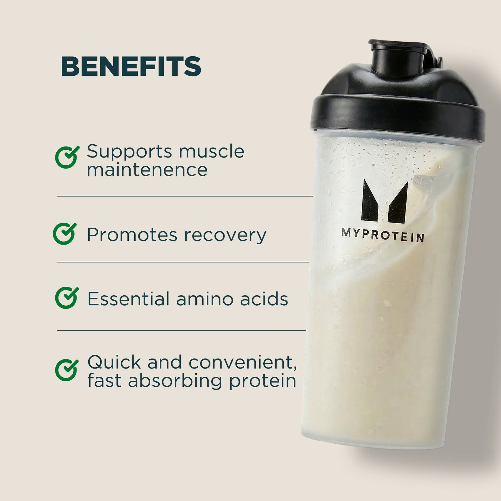 Myprotein Impact Whey Protein Powder - 450G - 15servings - Unflavoured