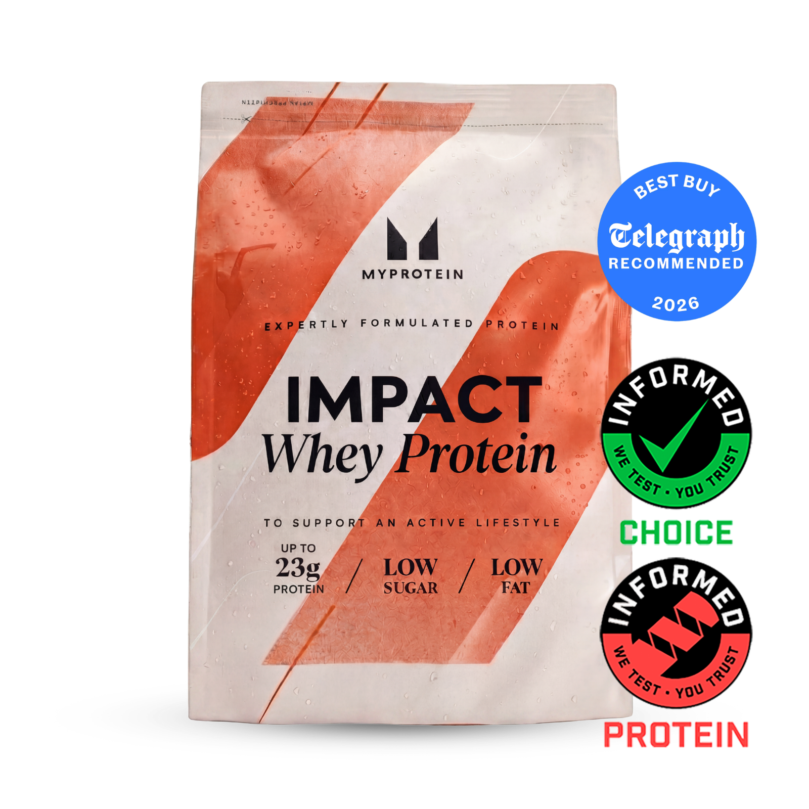 Myprotein UK MyProtein Impact Whey Protein Powder - 1.8KG - 60servings - Vanilla