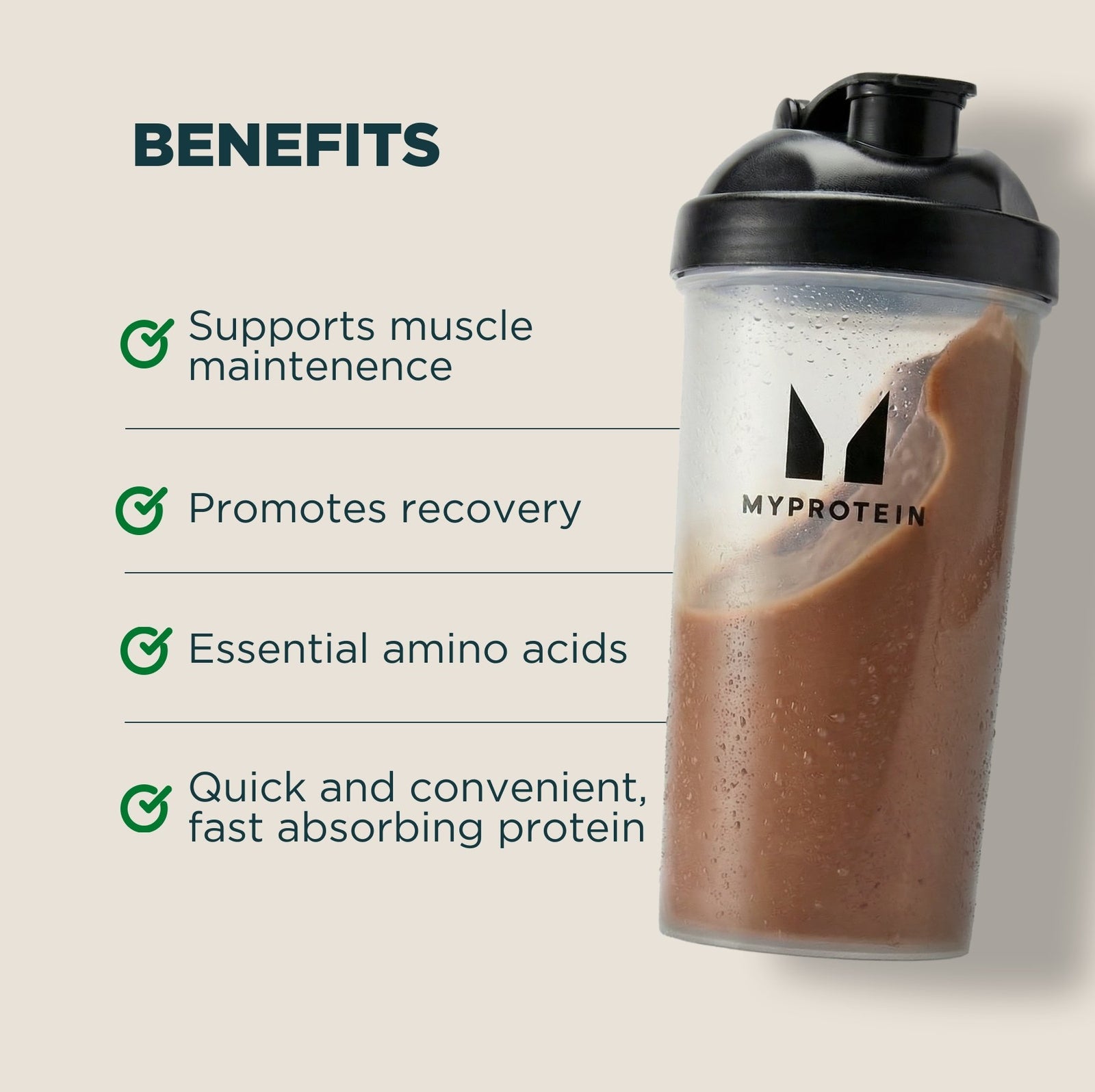 Myprotein Impact Whey Protein Powder - 900G - 30servings - Natural Chocolate