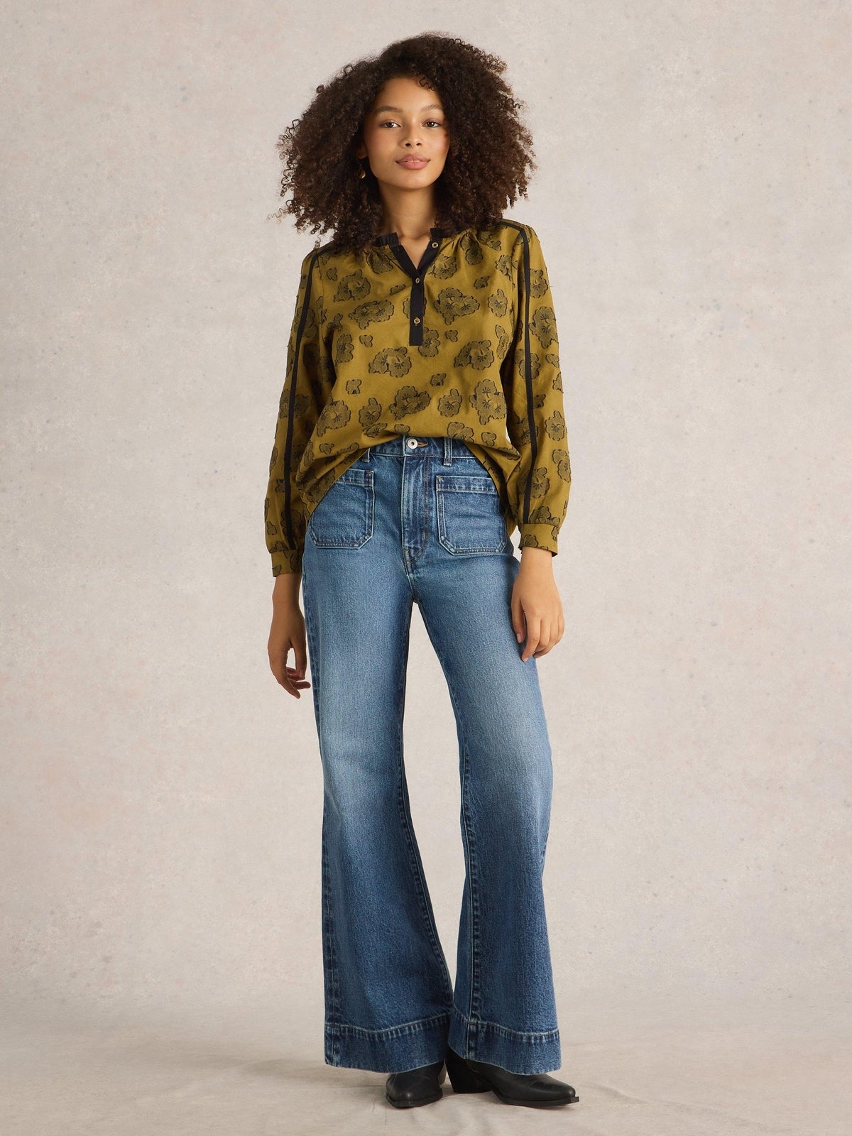 Ausgestellte Jeans Frankie - 44/R