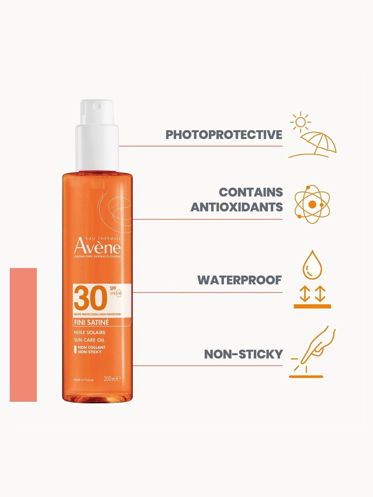 Avène SPF 30 Suncare Oil 200ml 4