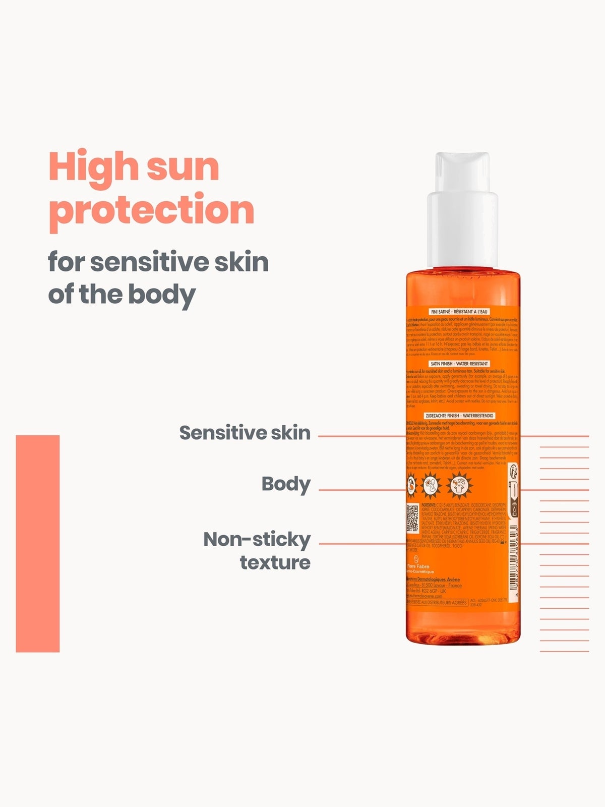 Avène SPF 30 Suncare Oil 200ml 3