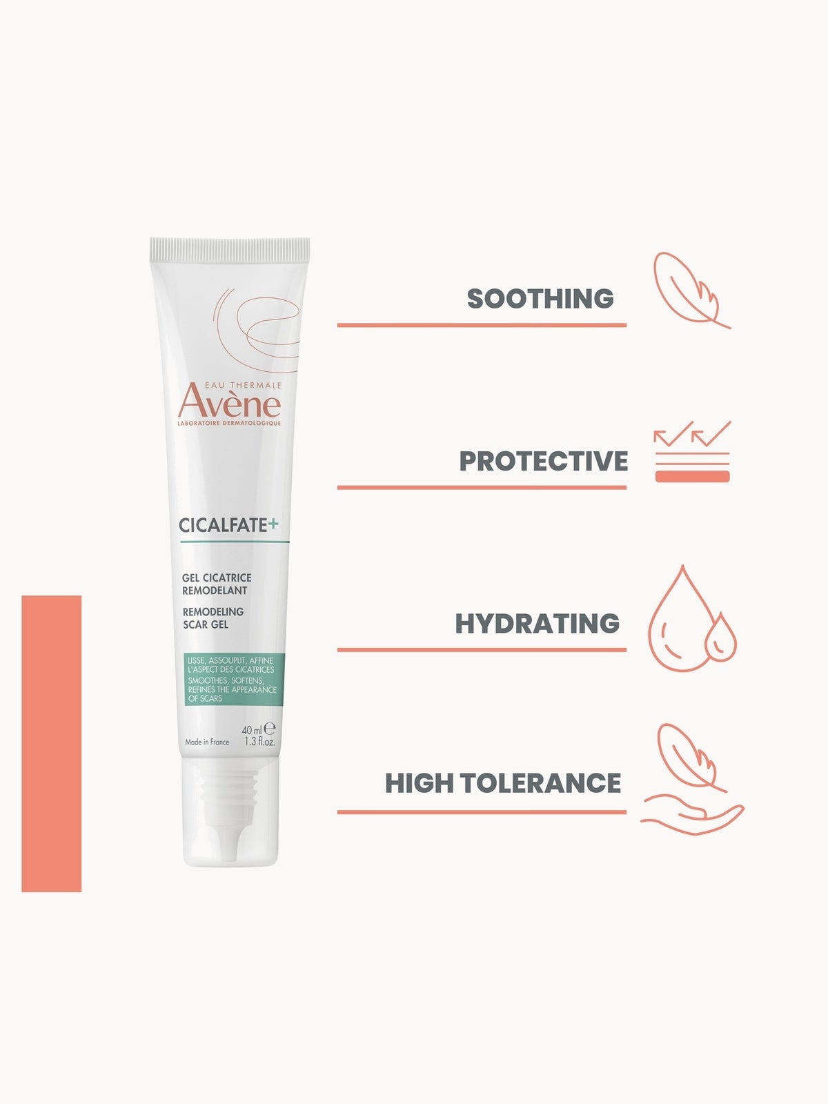 Avène Cicalfate+ Remodelling Scar Gel for Sensitive Skin 40ml 4