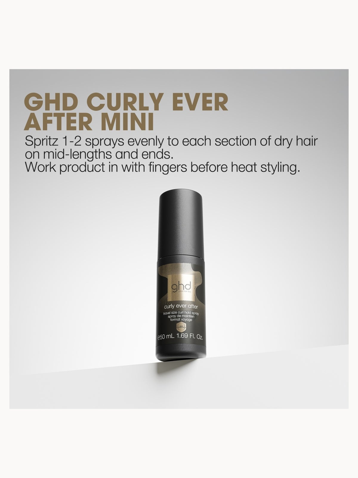 ghd Mini Curly Ever After - Curl Hold Spray (50ml) 3