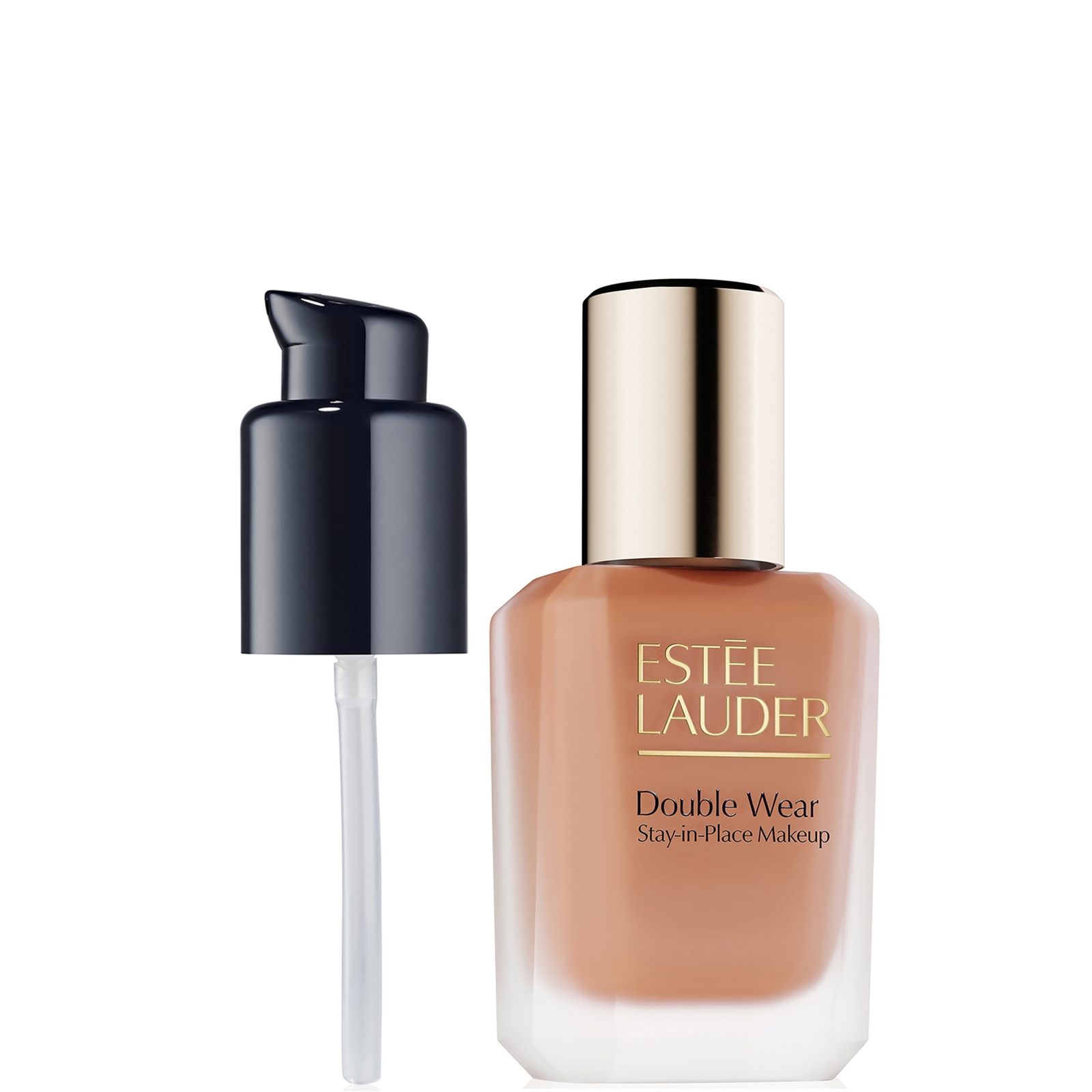 Estée Lauder Double Wear Longwear Matte Foundation SPF 10 & Pump Bundle (Various Shades) - 5N1 Rich Ginger