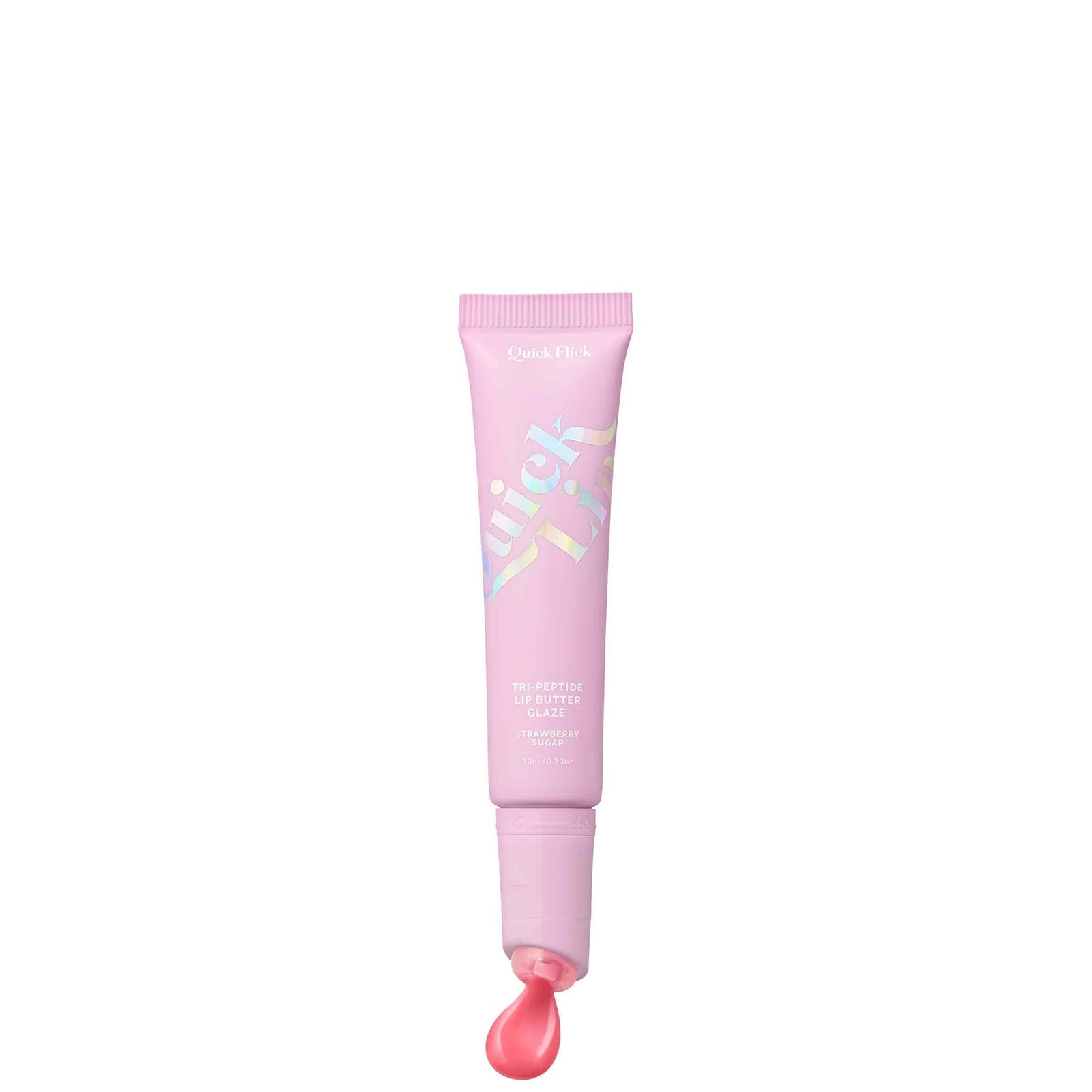 Quick Flick Quick Lip Tri-Peptide Lip Butter Glaze - Strawberry Sugar (Pink) 10ml