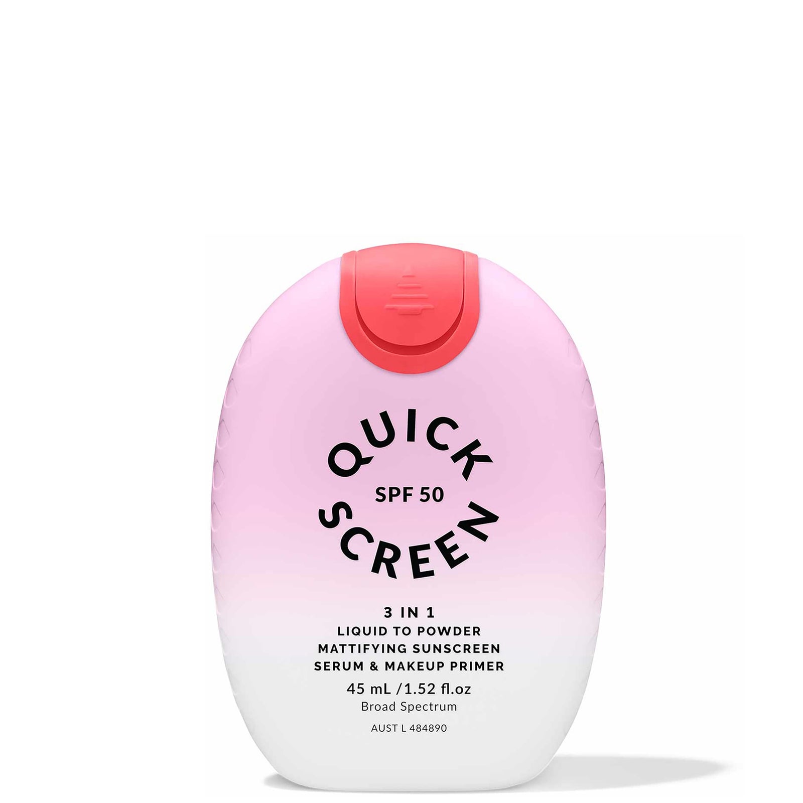 Quick Flick Quick Screen SPF50 Liquid to Powder Mattifying Serum & Primer - Watermelon 45ml
